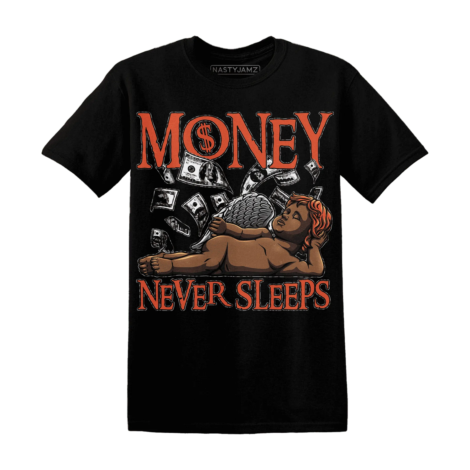 Georgia-Peach-3s-T-Shirt-Match-Money-Never-Sleeps