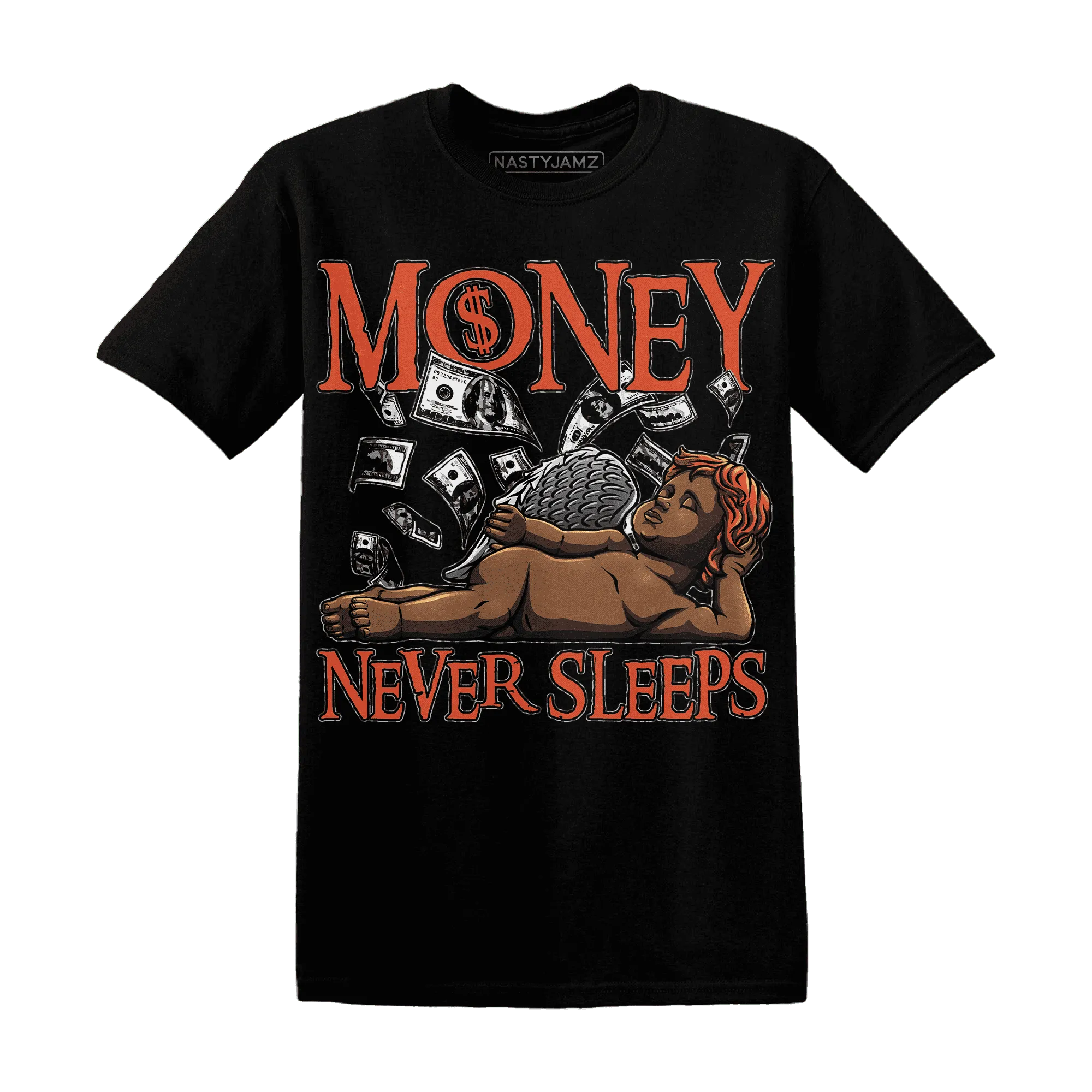 Georgia-Peach-3s-T-Shirt-Match-Money-Never-Sleeps