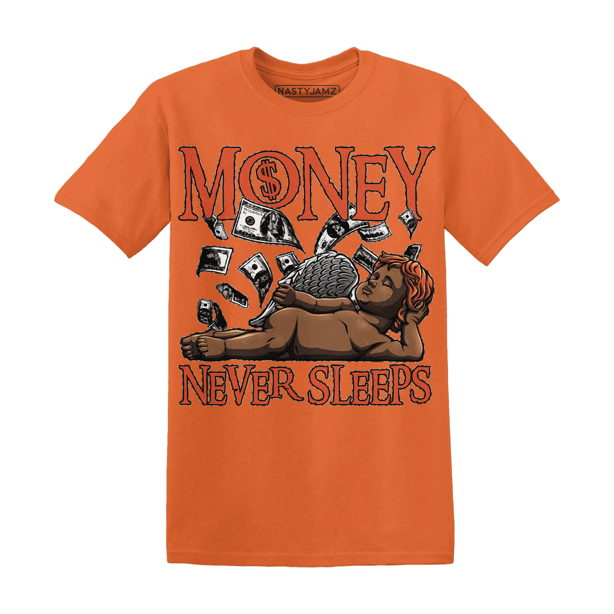 Georgia-Peach-3s-T-Shirt-Match-Money-Never-Sleeps