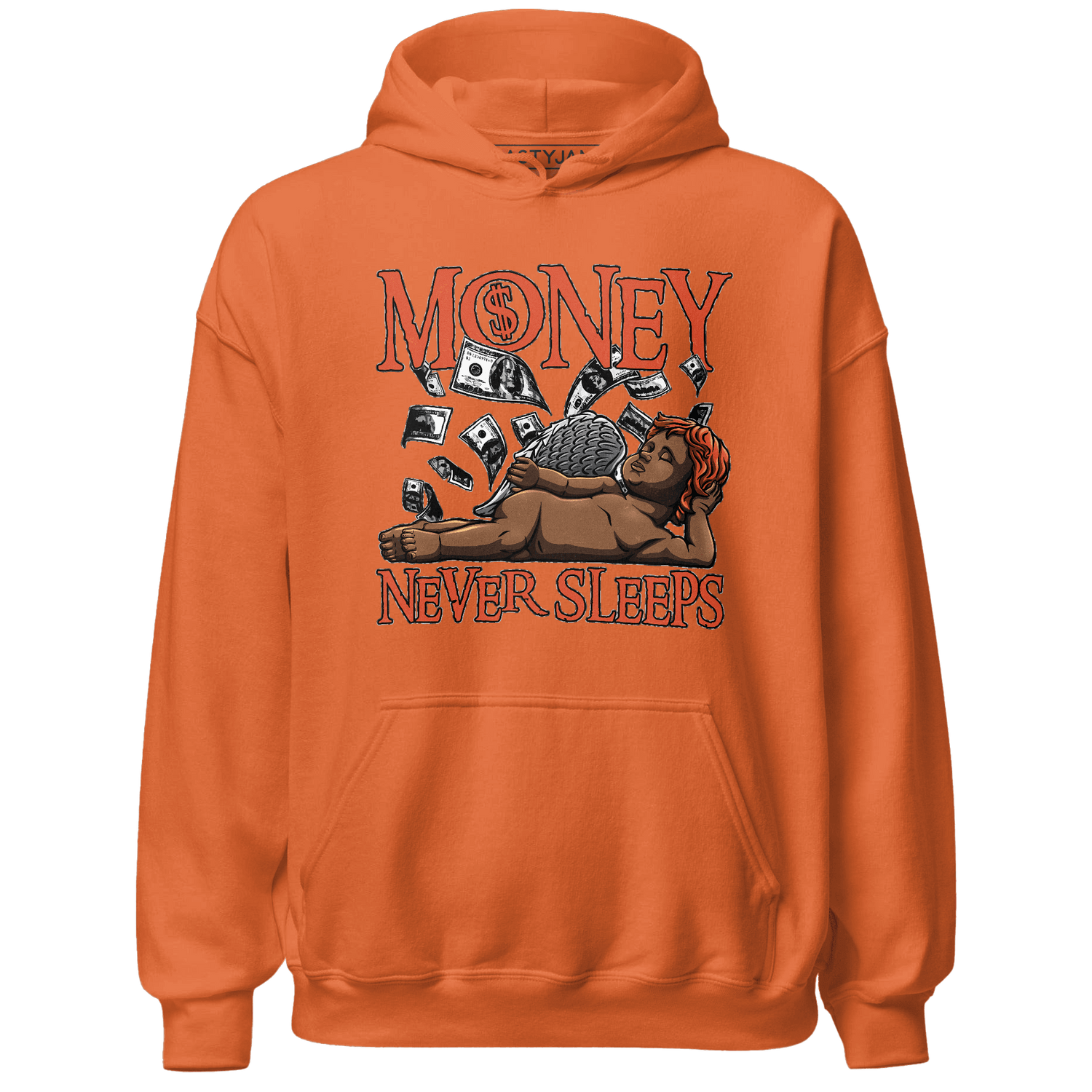 Georgia Peach 3s Hoodie Match Money Never Sleeps - NastyJamz