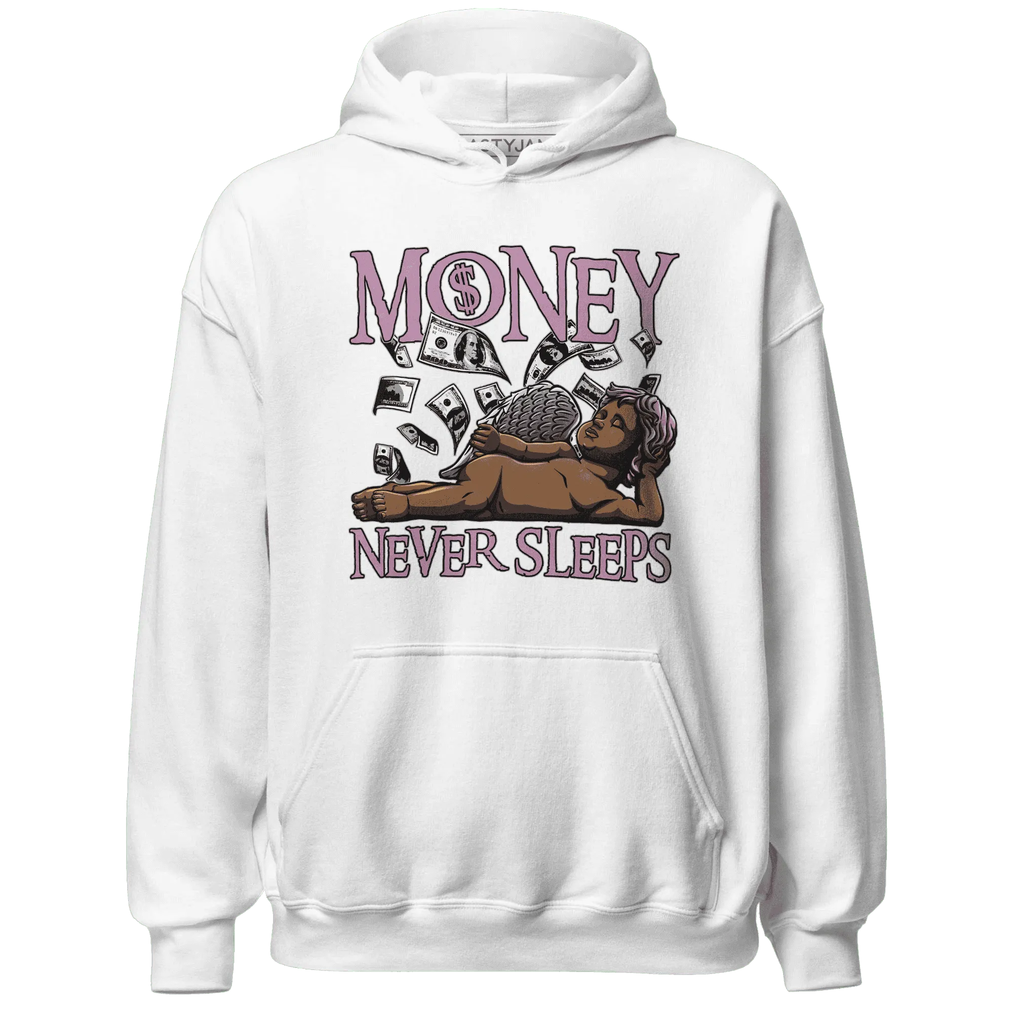Orchid-Neutral-Grey-Black-White-4s-NastyJamz-Hoodie-Match-Money-Never-Sleeps