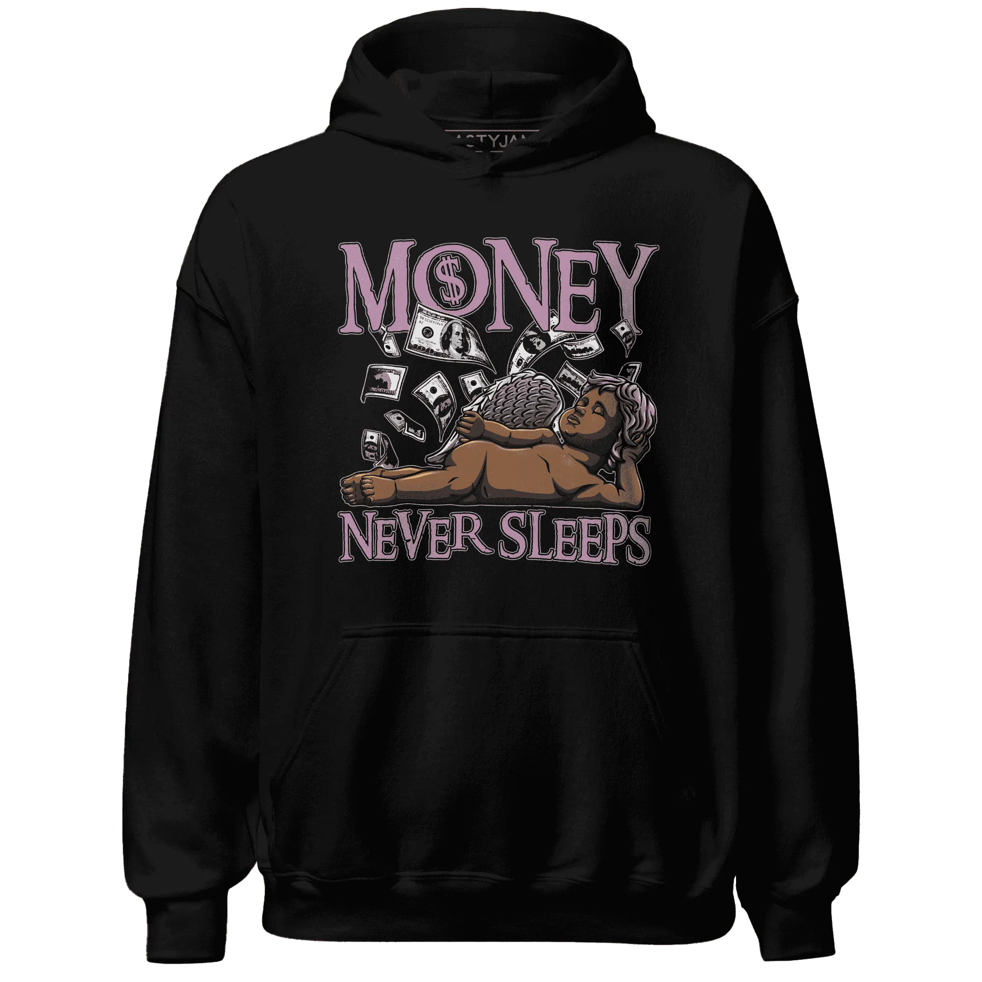 Orchid-Neutral-Grey-Black-White-4s-NastyJamz-Hoodie-Match-Money-Never-Sleeps