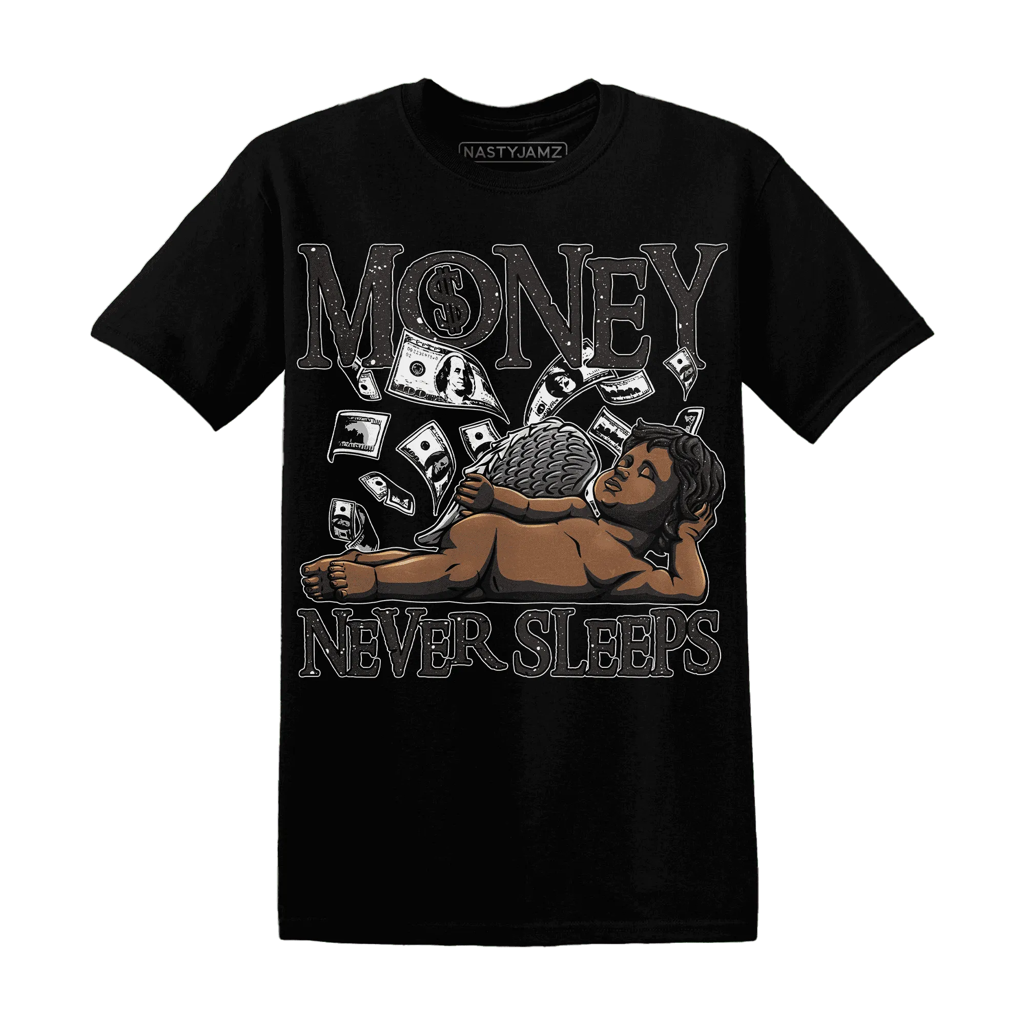 Reverse-Oreo-6s-T-Shirt-Match-Money-Never-Sleeps