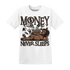 Dunk-Low-Baroque-Brown-T-Shirt-Match-Money-Never-Sleeps