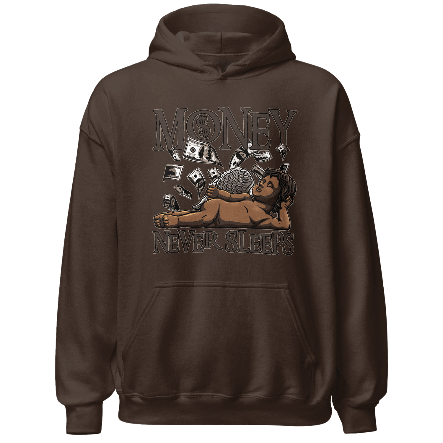 Dunk Low Baroque Brown Hoodie Match Money Never Sleeps - NastyJamz