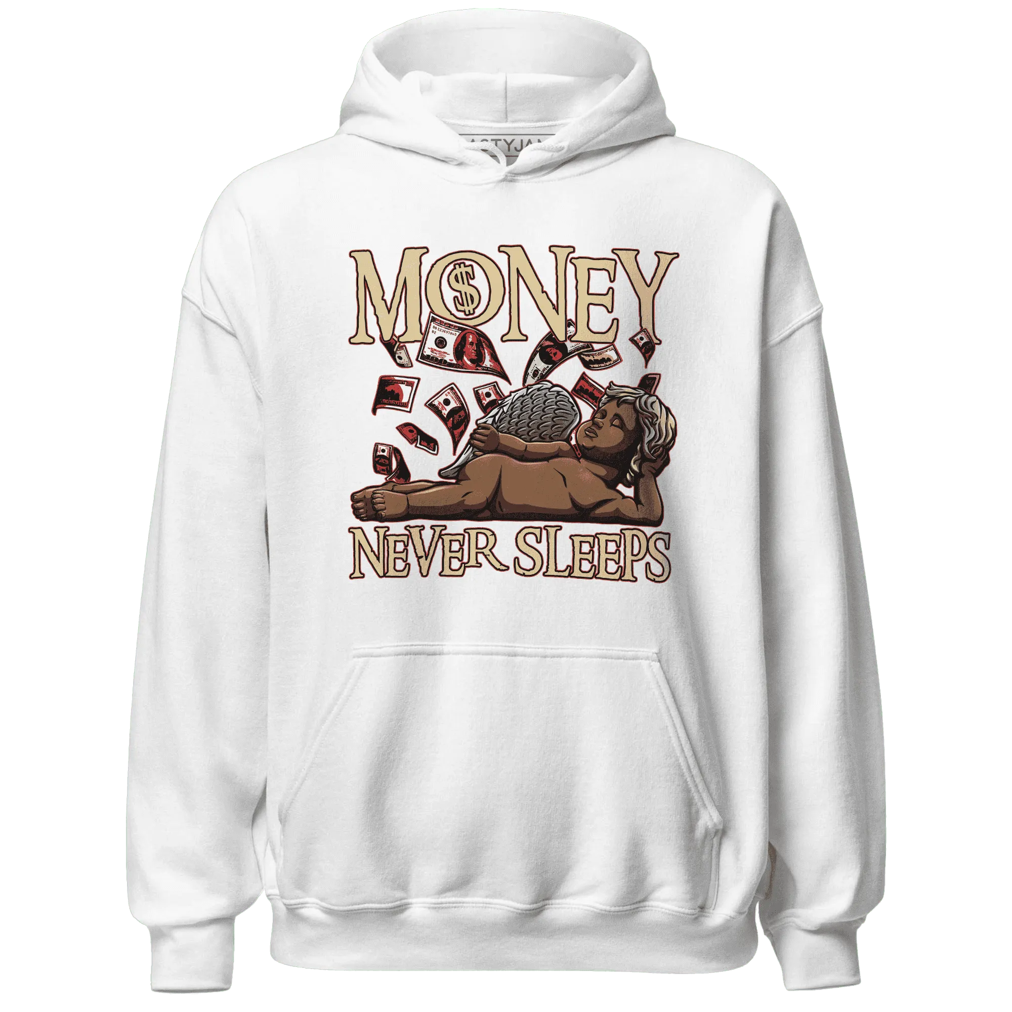 Dunk-Strawberry-Waffle-NastyJamz-Hoodie-Match-Money-Never-Sleeps