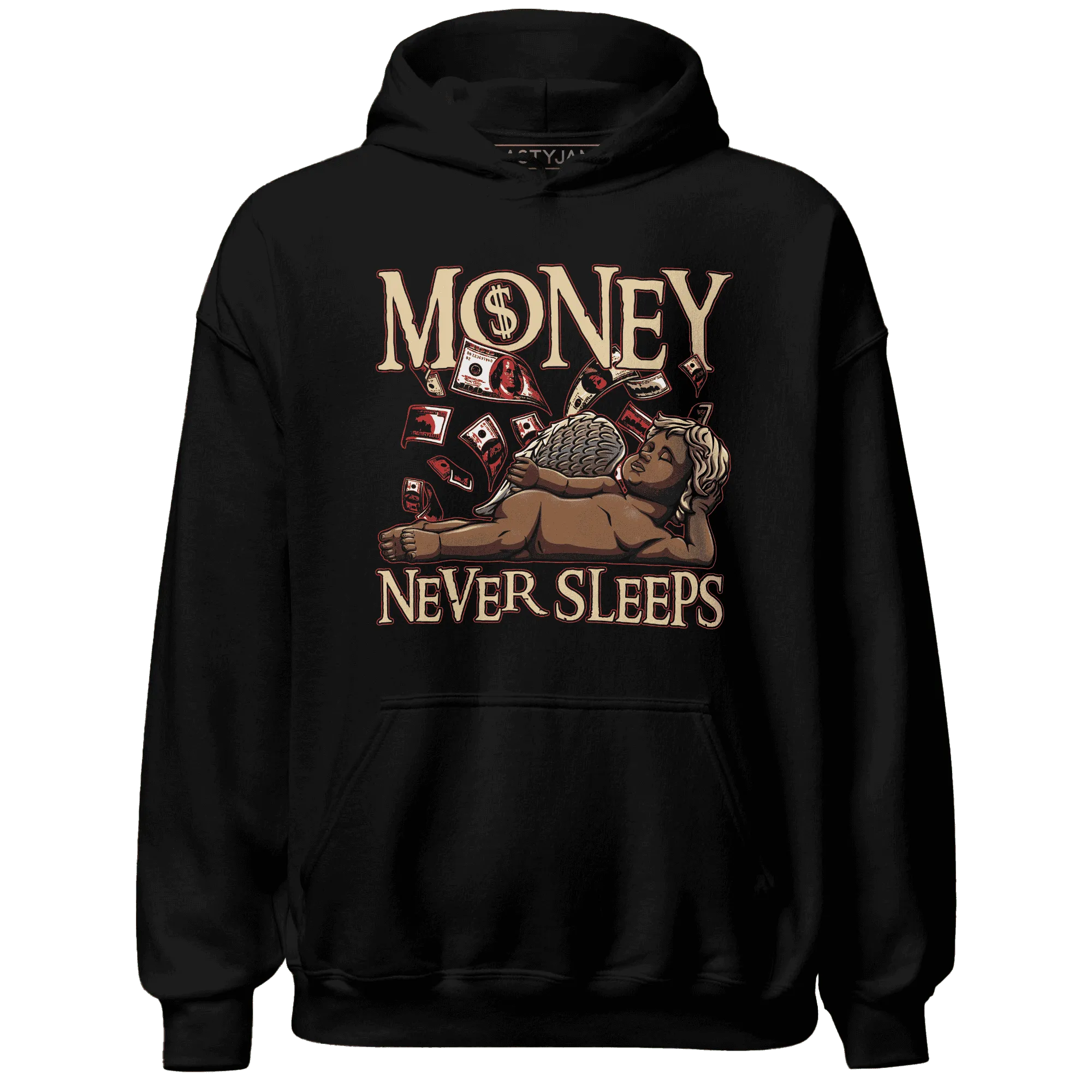 Dunk-Strawberry-Waffle-NastyJamz-Hoodie-Match-Money-Never-Sleeps