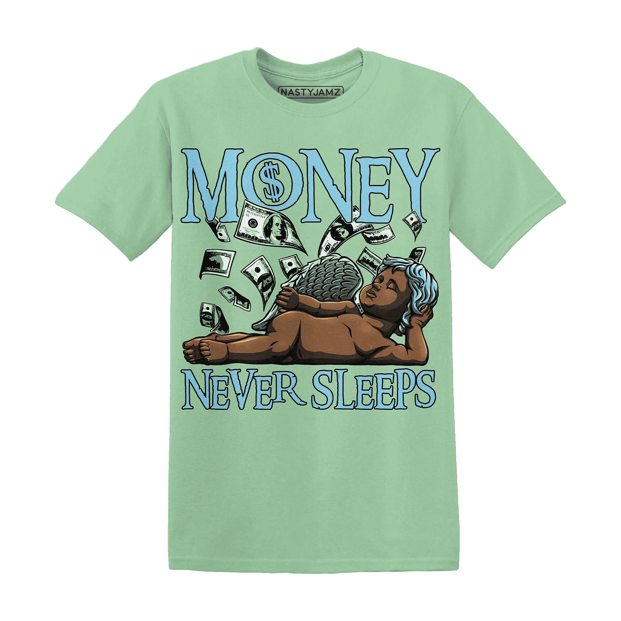 Dunk-Verdy-Visty-NastyJamz-T-Shirt-Match-Money-Never-Sleeps