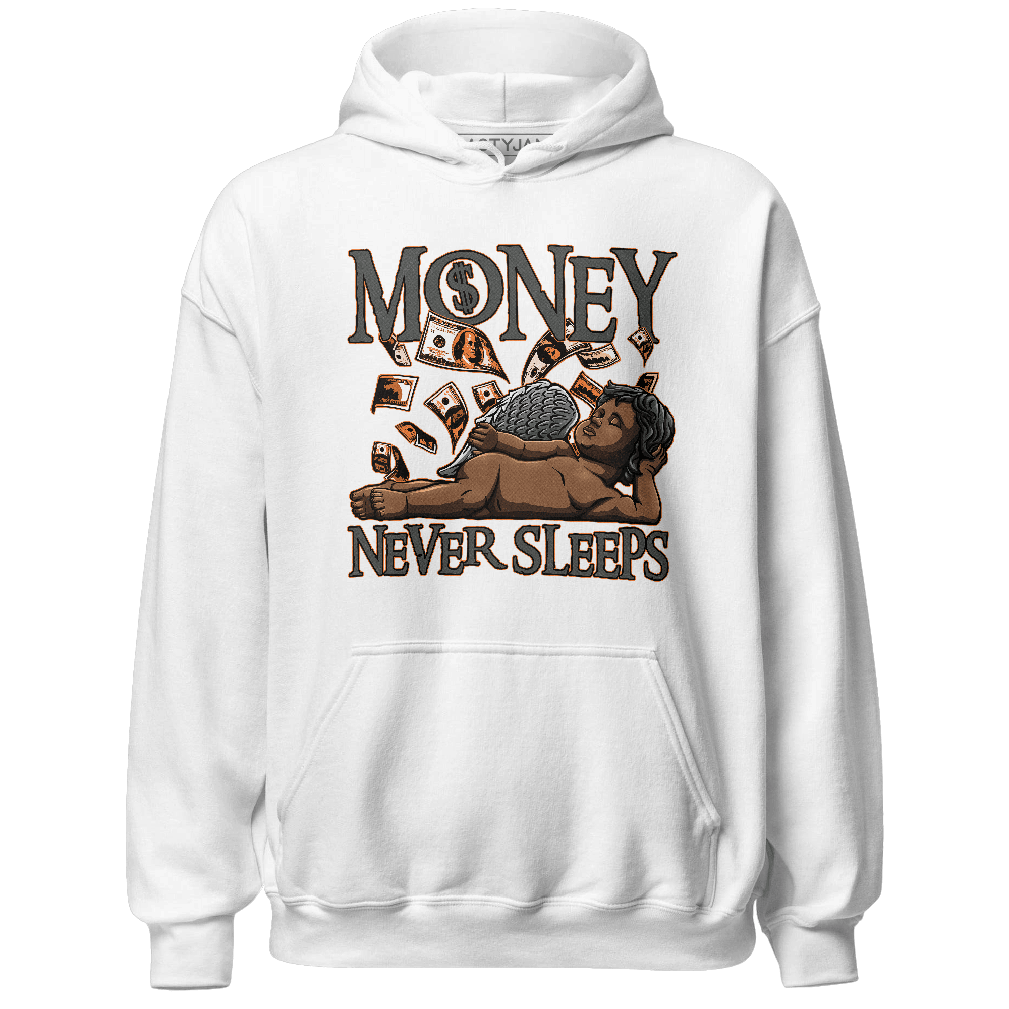 Fear Pack 3s Hoodie Match Money Never Sleeps - NastyJamz