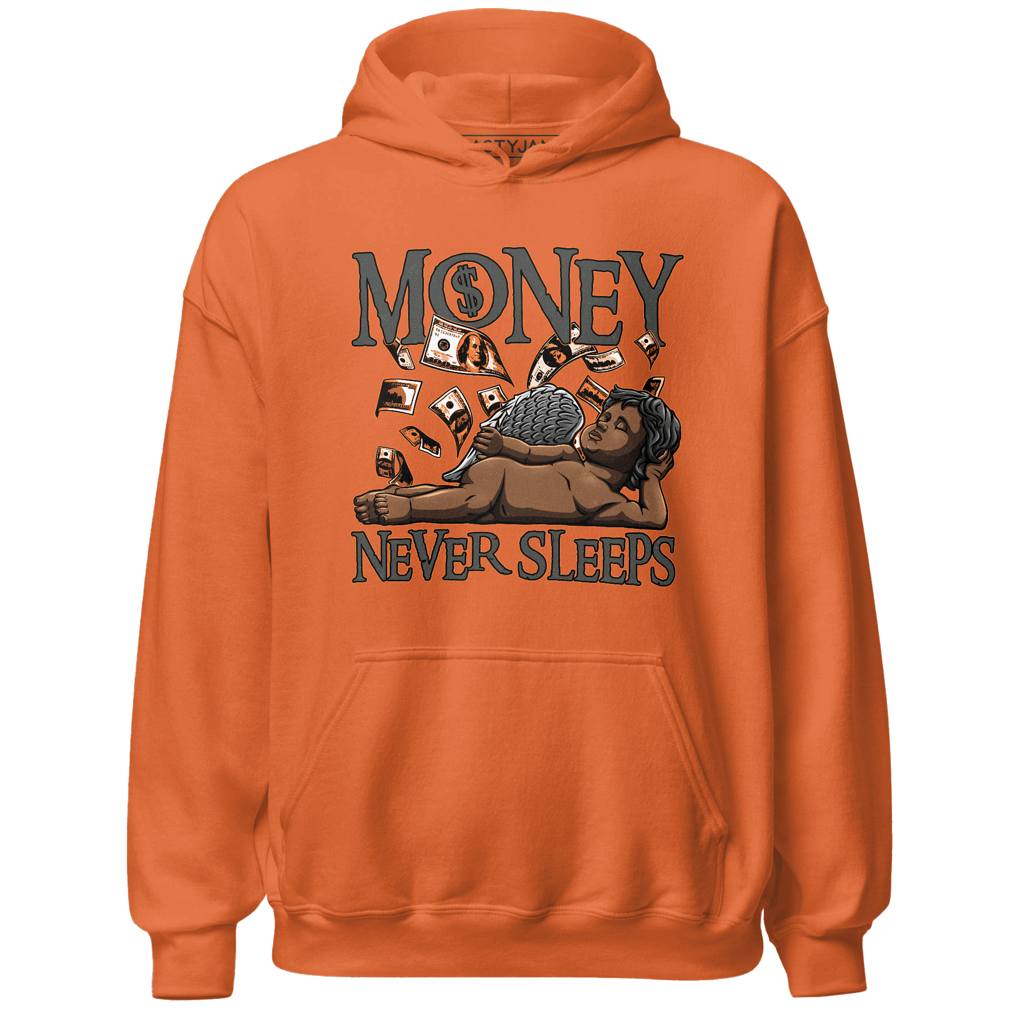 Fear Pack 3s Hoodie Match Money Never Sleeps - NastyJamz