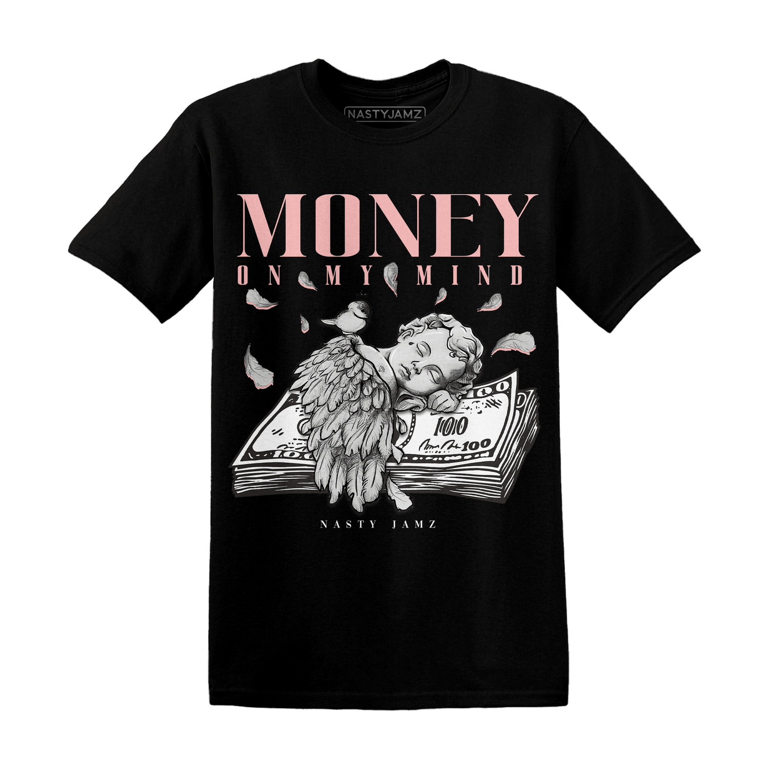 Low Legend Pink 11s T Shirt Match Money On My Mind Angel - NastyJamz