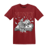 Dune Red 13s T Shirt Match Money On My Mind Angel - NastyJamz