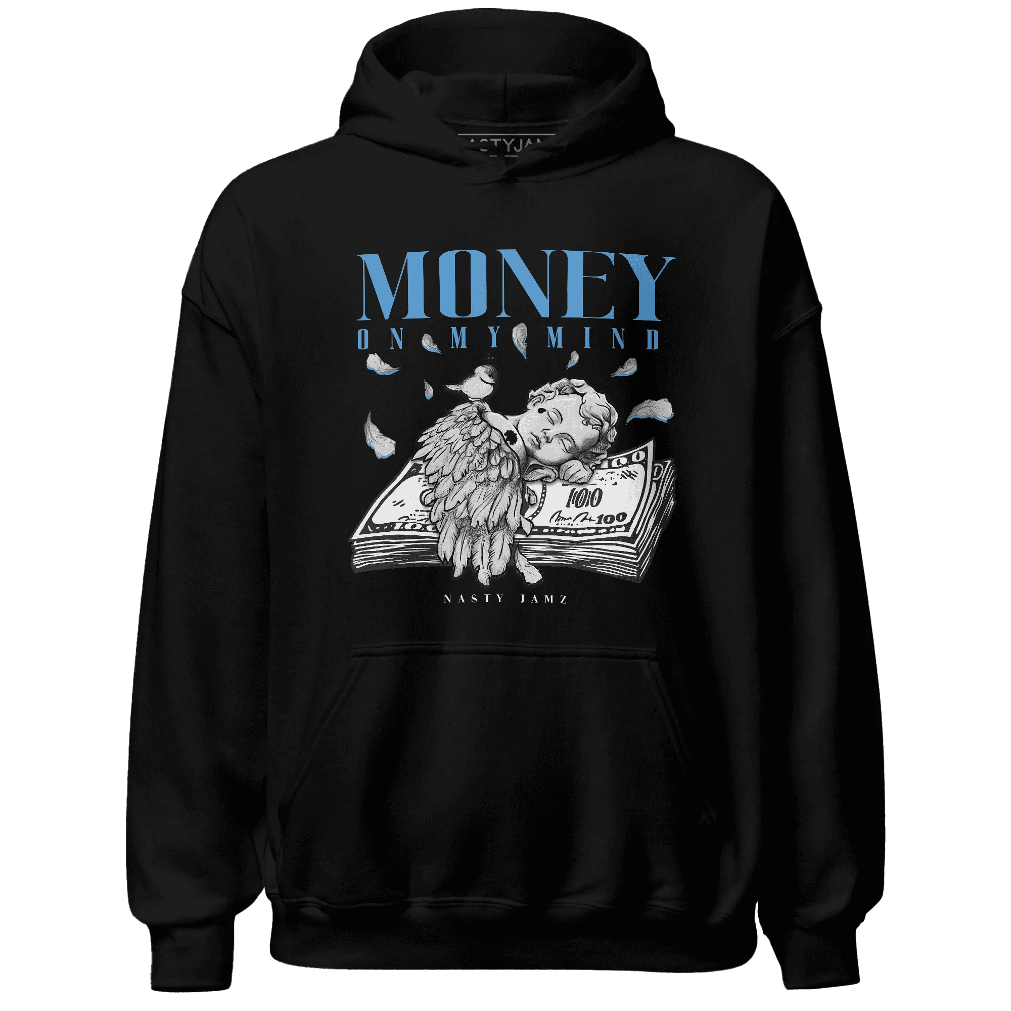 Carolina-Blue-Univercitii-17s-NastyJamz-Hoodie-Match-Money-On-My-Mind-Angel