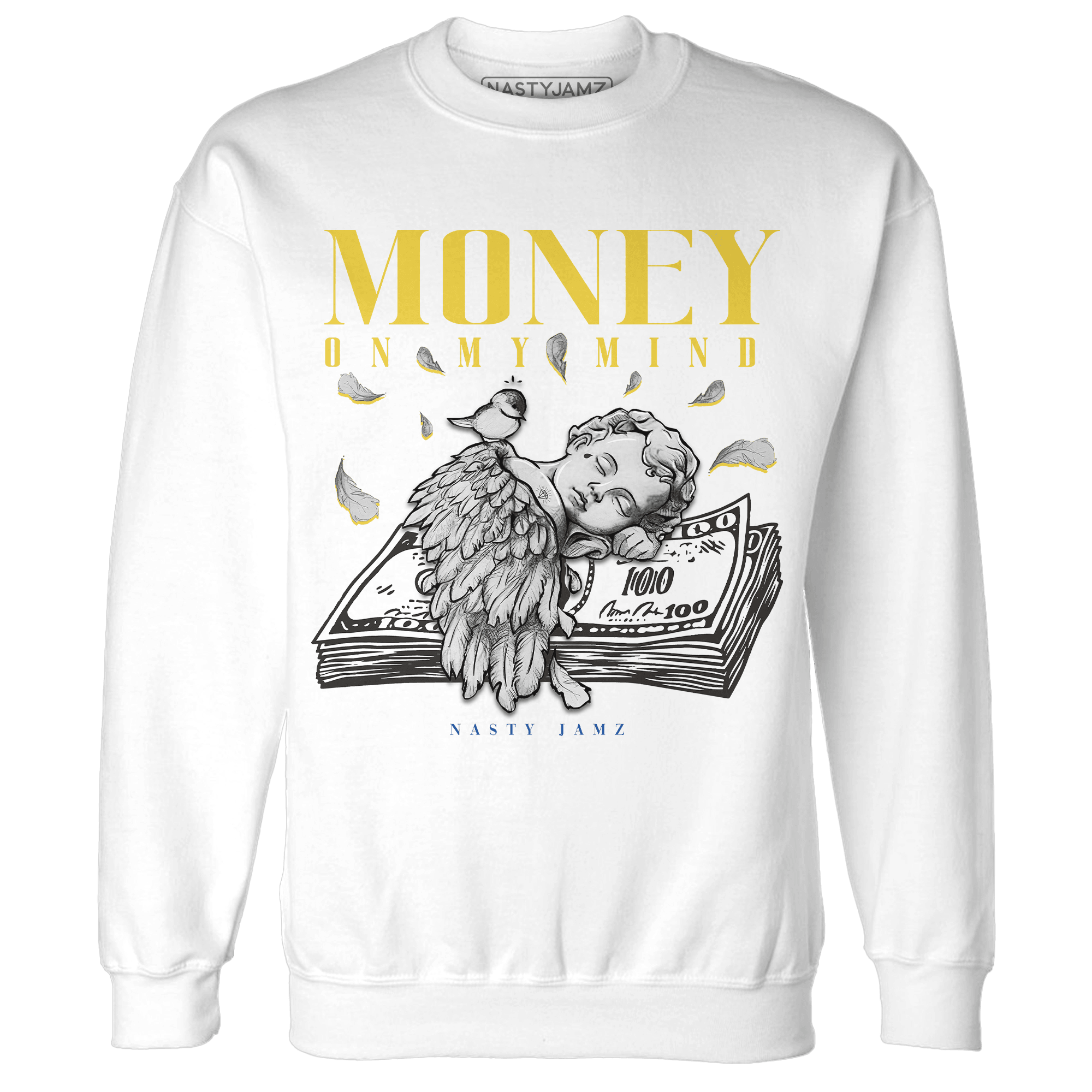 Low OG Canary TVSC 1s Sweatshirt Match Money On My Mind Angel - NastyJamz