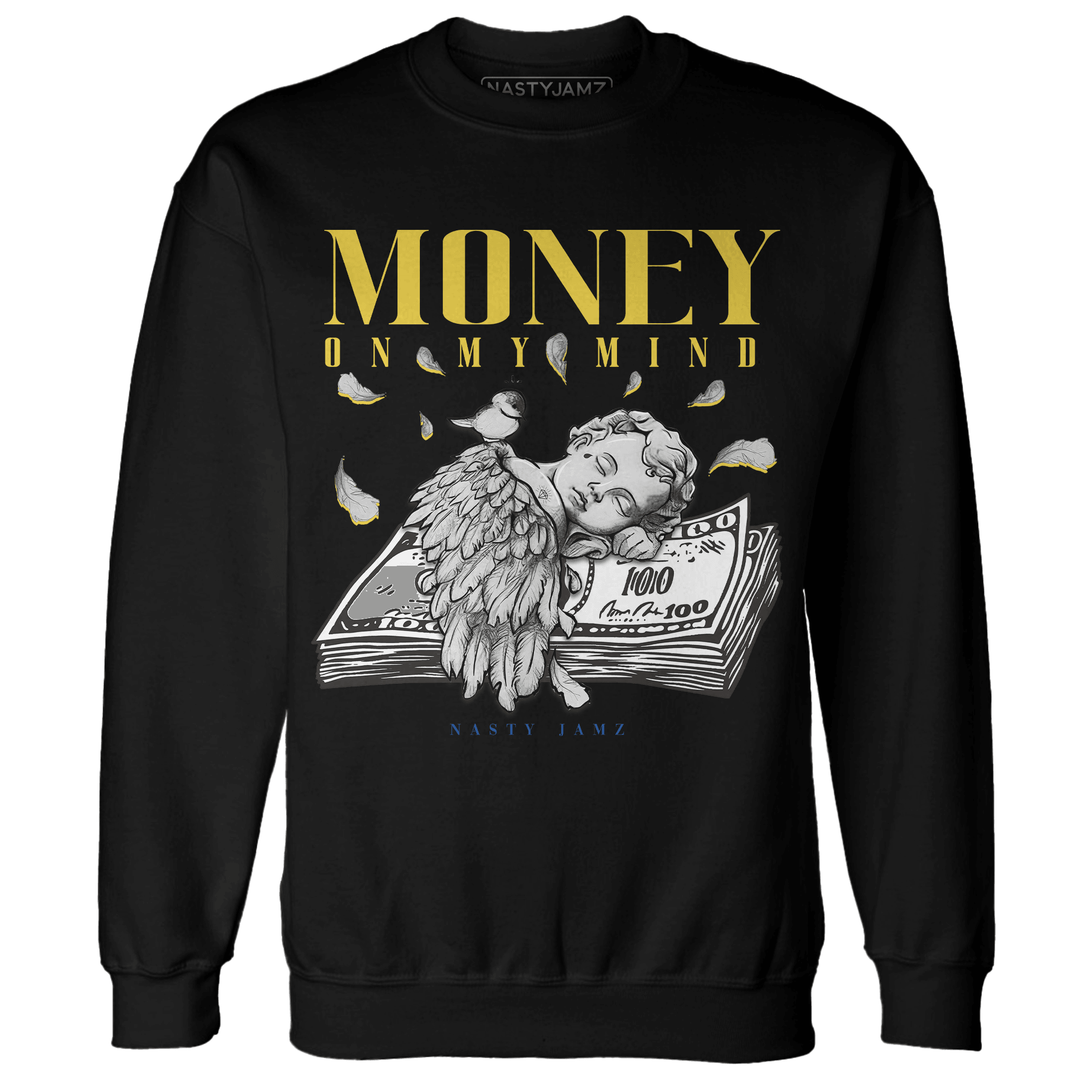 Low OG Canary TVSC 1s Sweatshirt Match Money On My Mind Angel - NastyJamz