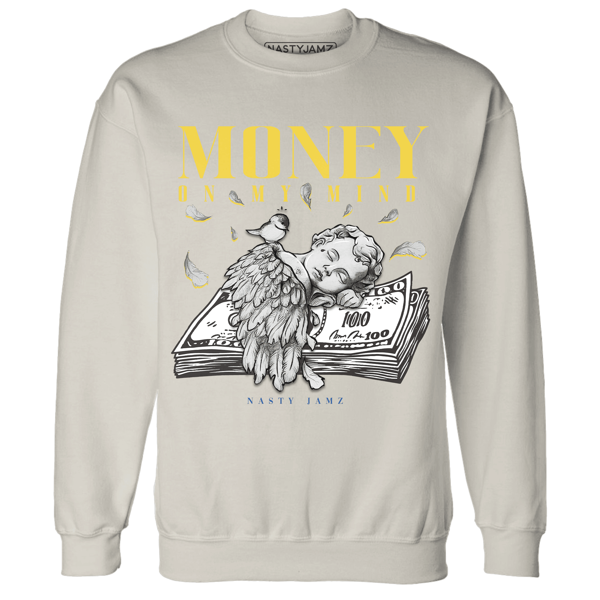 Low OG Canary TVSC 1s Sweatshirt Match Money On My Mind Angel - NastyJamz