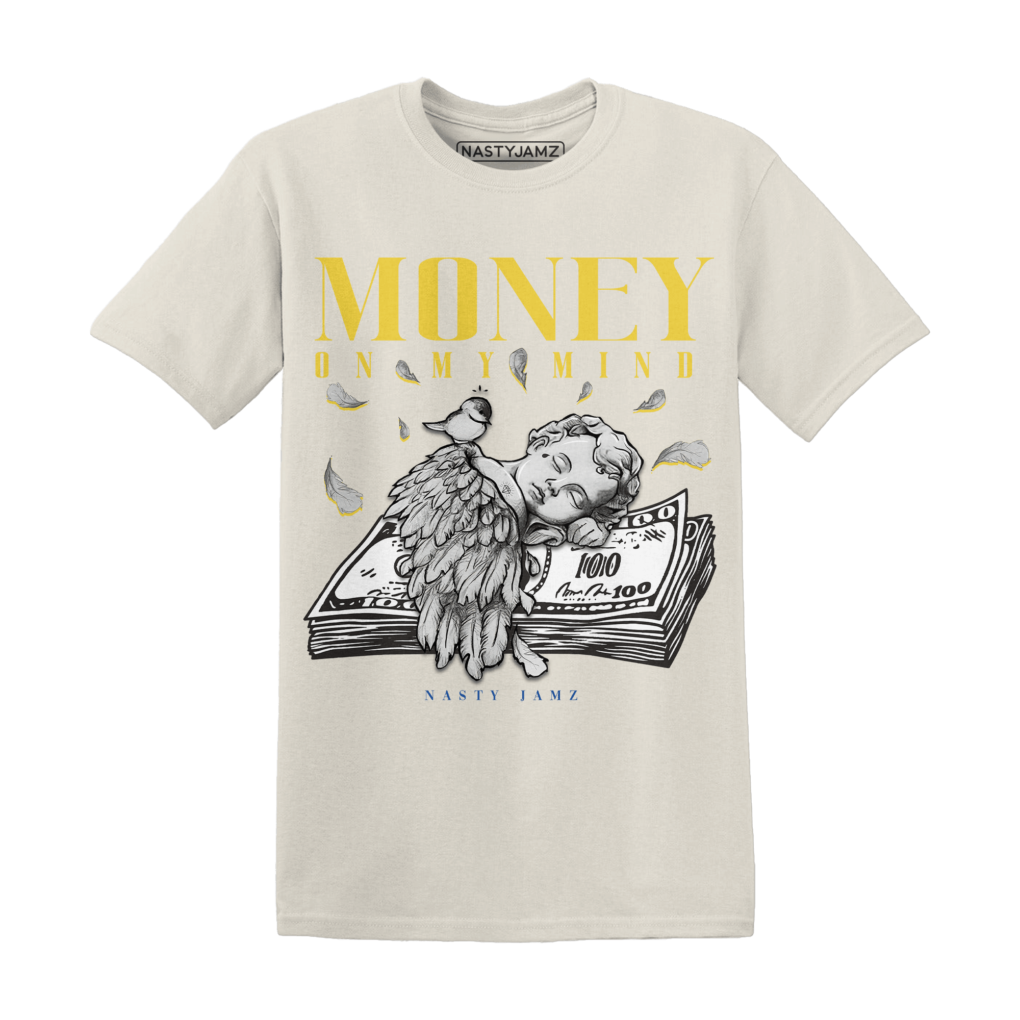 Low OG Canary TVSC 1s T Shirt Match Money On My Mind Angel - NastyJamz