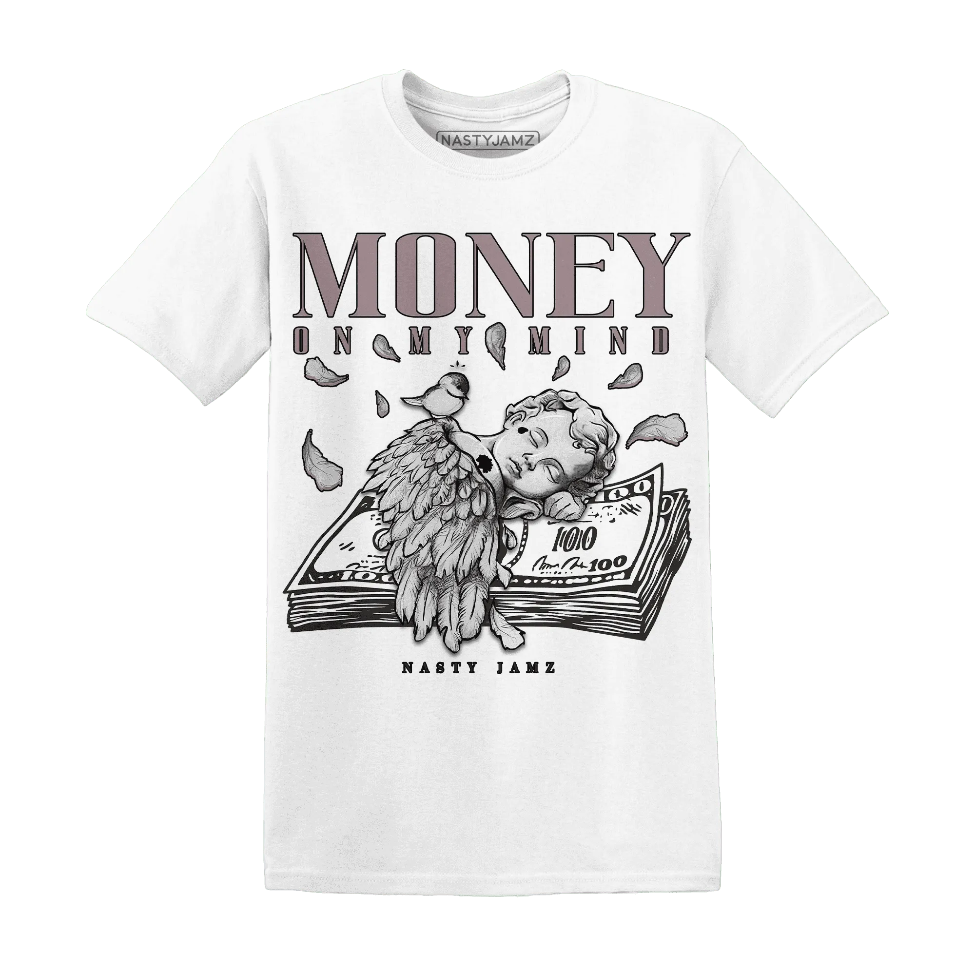 Black-Violet-Ore-3s-NastyJamz-T-Shirt-Match-Money-On-My-Mind-Angel