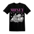 GS Hyper Violet 4s T Shirt Money On My Mind Angel - NastyJamz