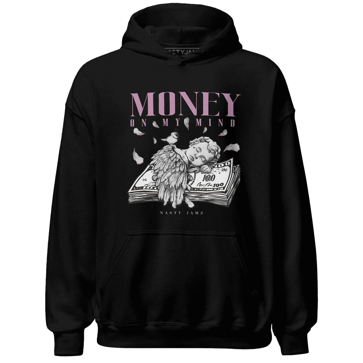 Orchid-Neutral-Grey-Black-White-4s-Hoodie-Match-Money-On-My-Mind-Angel