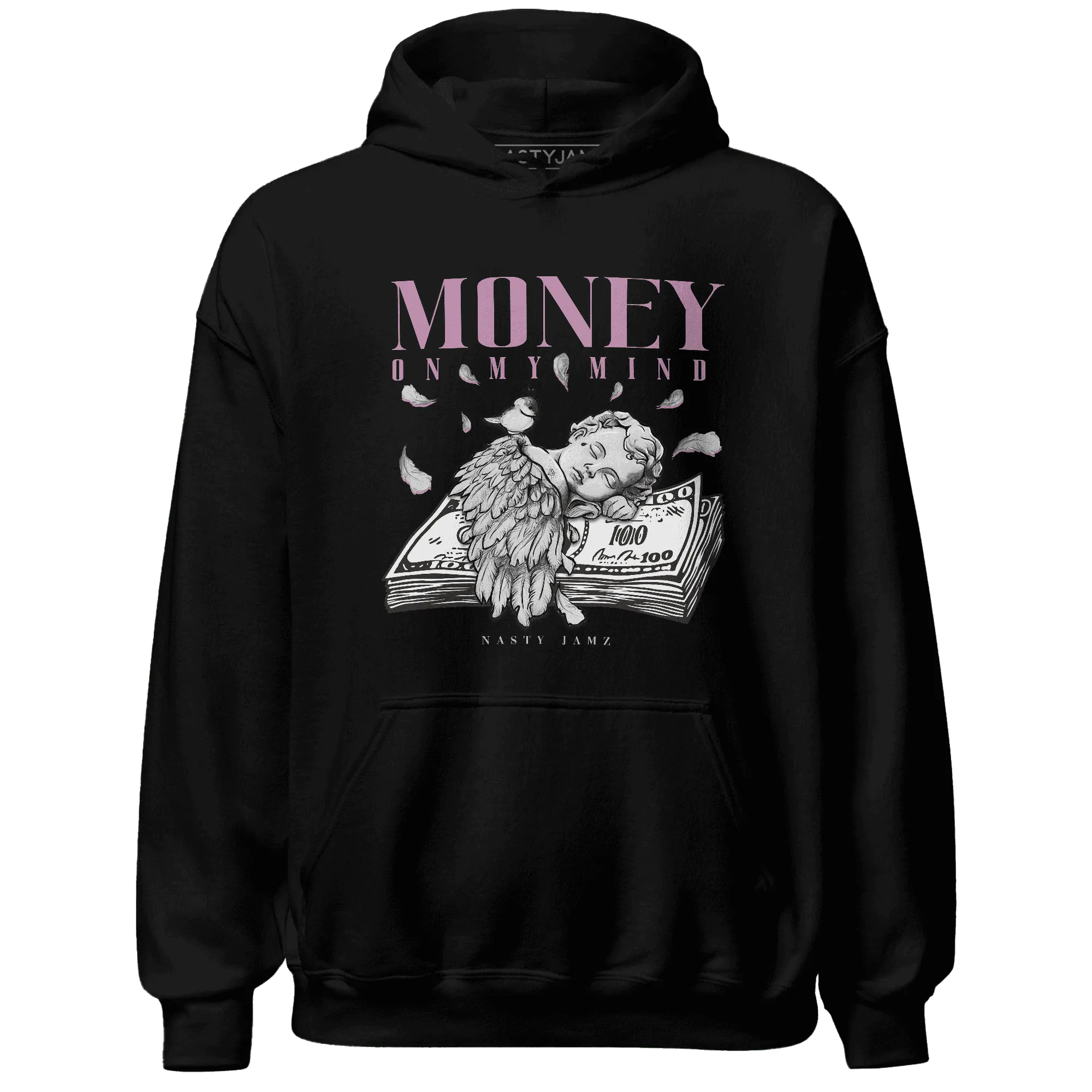 Orchid-Neutral-Grey-Black-White-4s-Hoodie-Match-Money-On-My-Mind-Angel