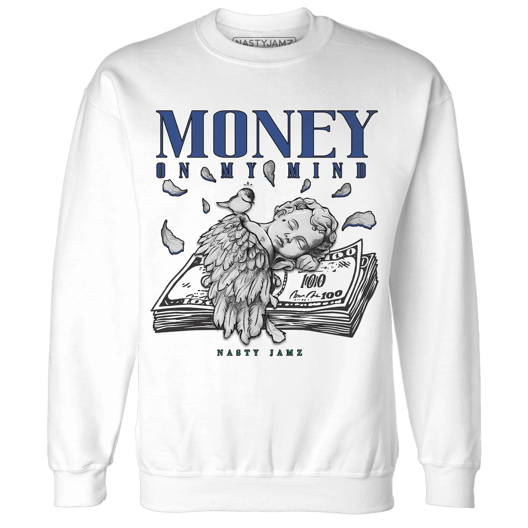 Dunk-Hyper-Royal-Malachite-Sweatshirt-Match-Money-On-My-Mind-Angel