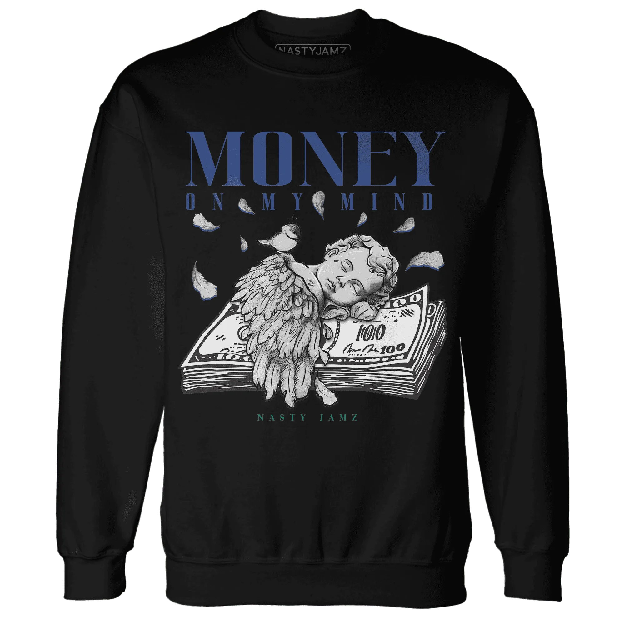 Dunk-Hyper-Royal-Malachite-Sweatshirt-Match-Money-On-My-Mind-Angel
