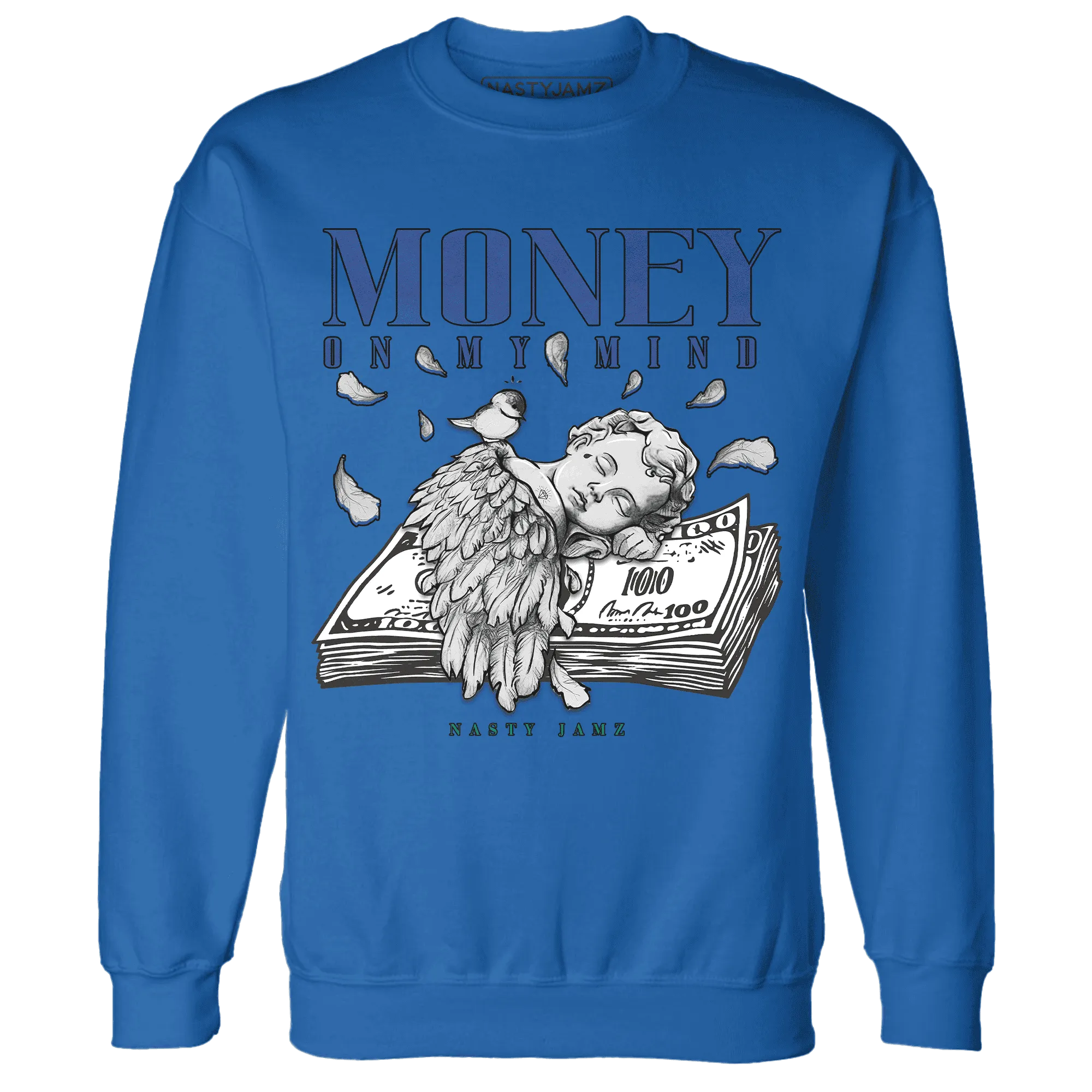 Dunk-Hyper-Royal-Malachite-Sweatshirt-Match-Money-On-My-Mind-Angel