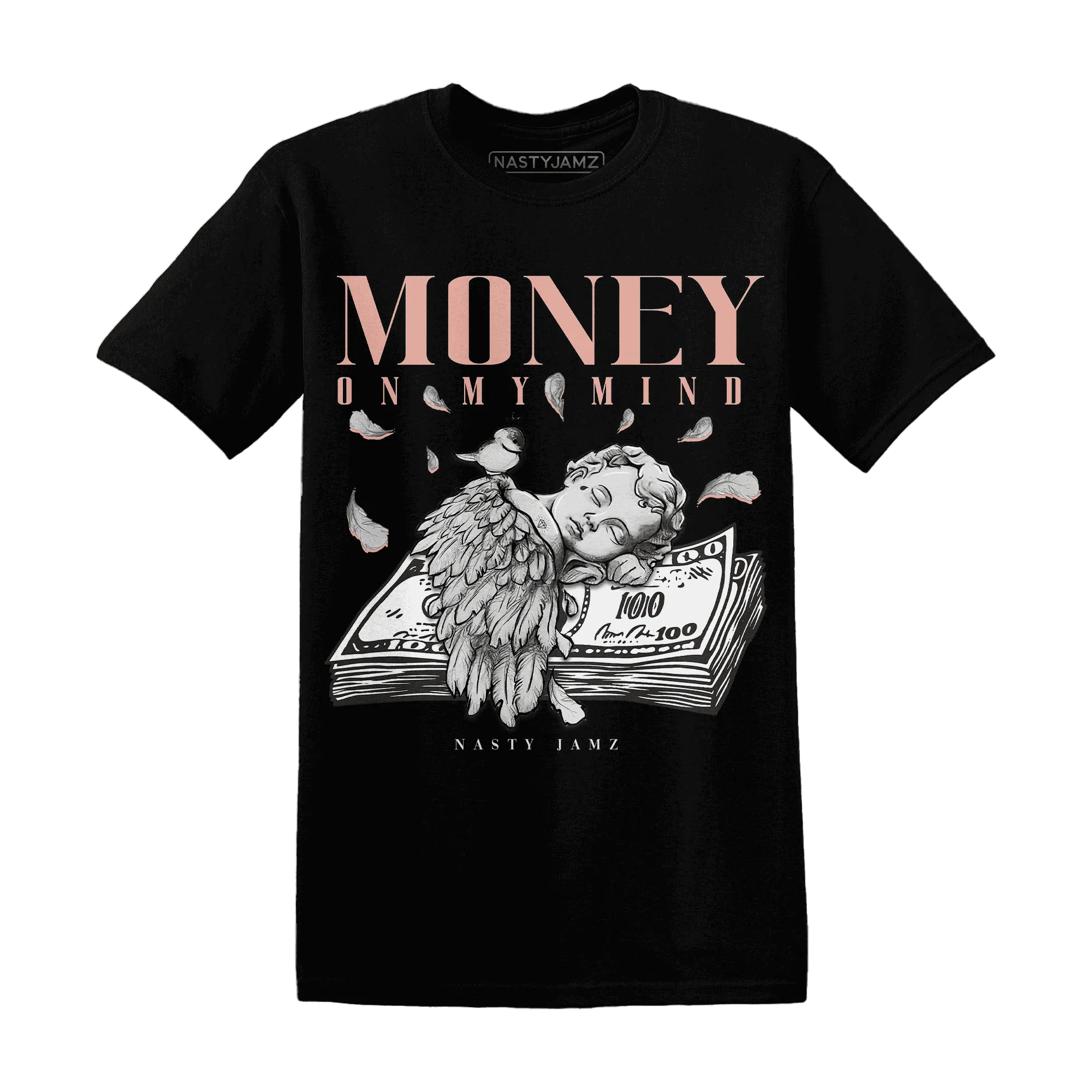 Dunk-Low-Glacier-Blue-Arctic-Orange-T-Shirt-Match-Money-On-My-Mind-Angel