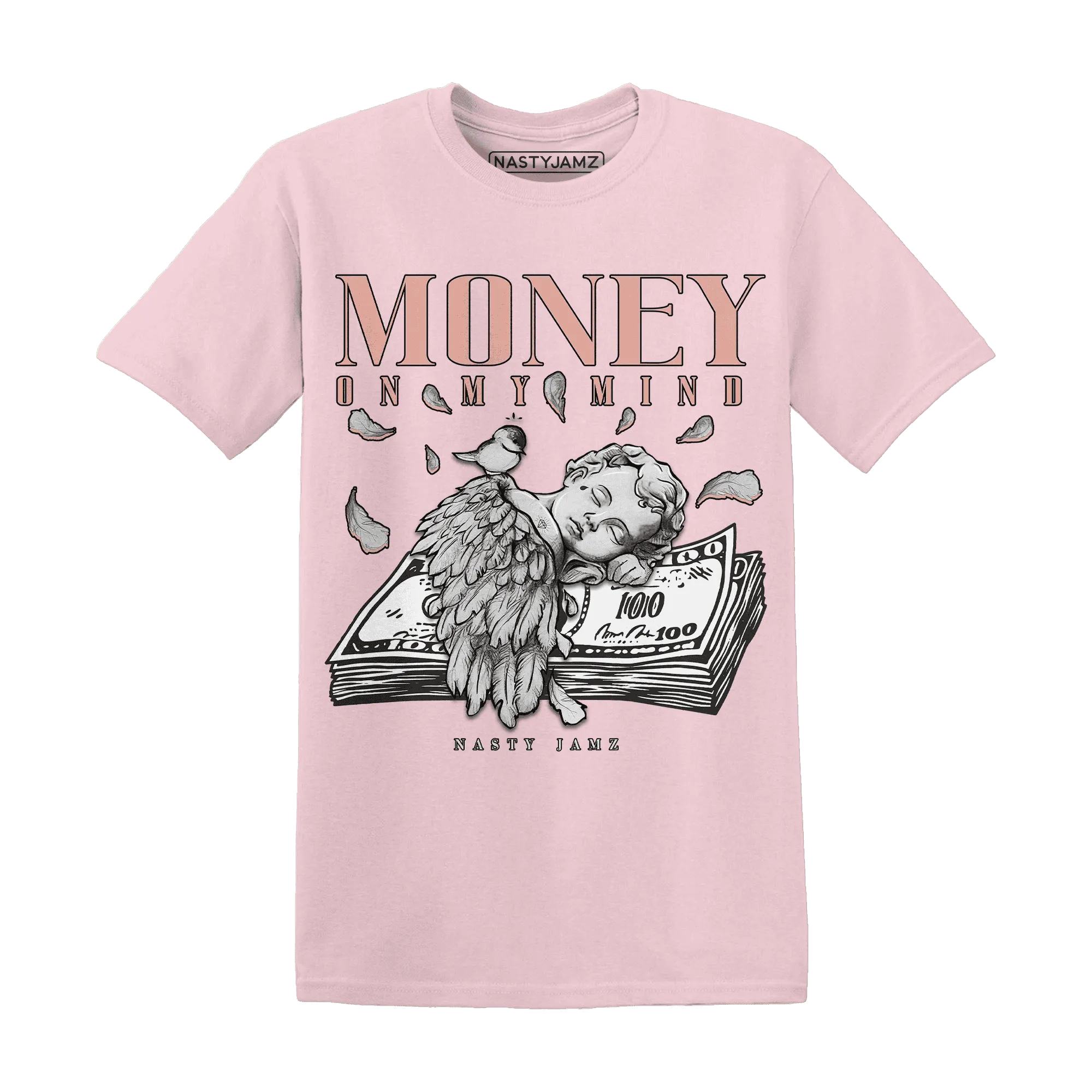 Dunk-Low-Glacier-Blue-Arctic-Orange-T-Shirt-Match-Money-On-My-Mind-Angel