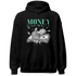 High OG Green Glow 1s Hoodie Match Money On My Mind Angel - NastyJamz