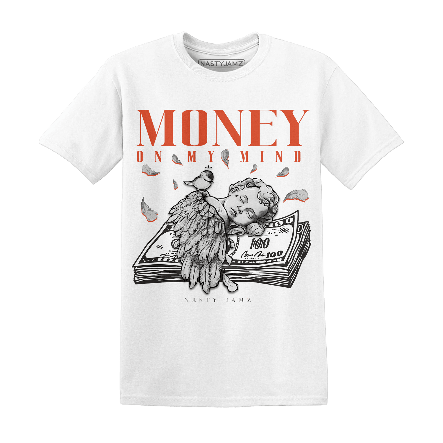 Georgia Peach 3s T Shirt Money On My Mind Angel - NastyJamz
