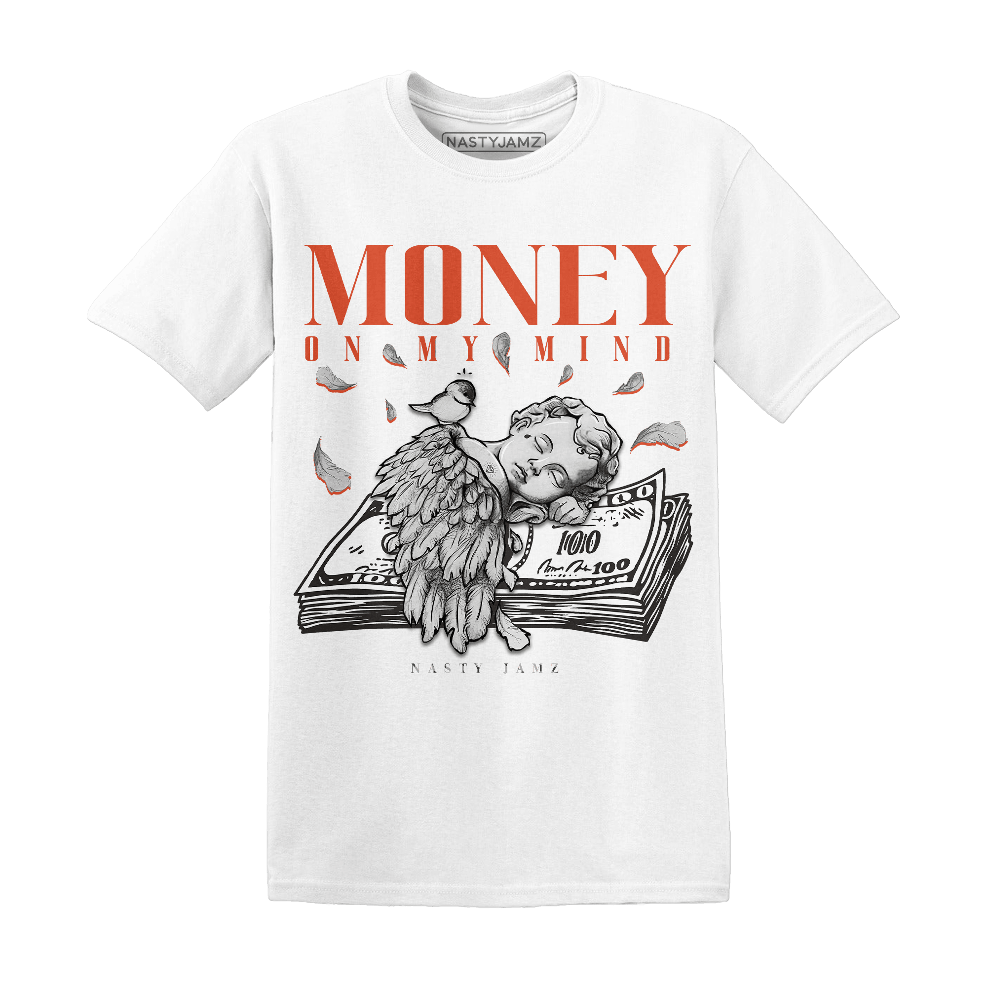 Georgia Peach 3s T Shirt Money On My Mind Angel - NastyJamz