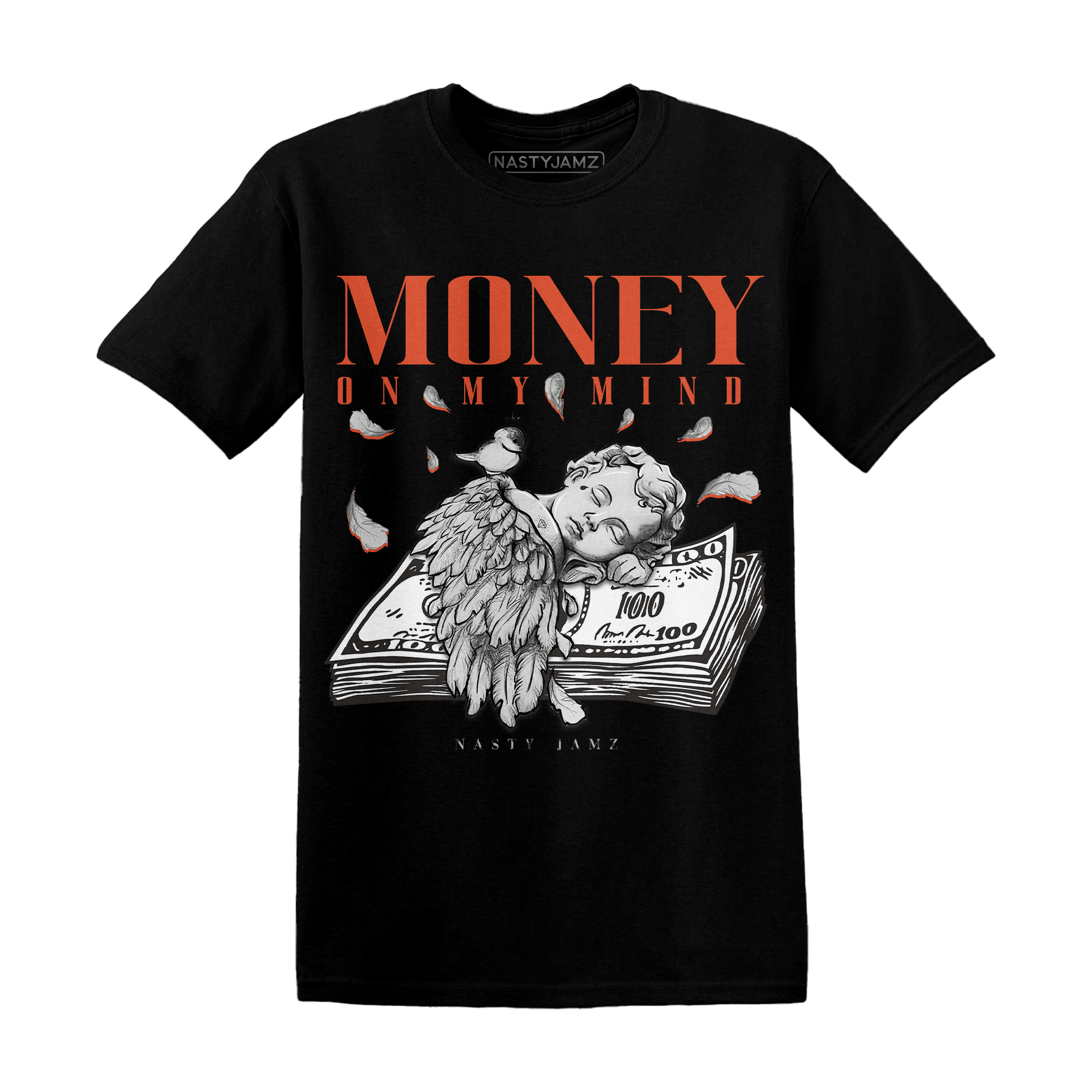 Georgia Peach 3s T Shirt Money On My Mind Angel - NastyJamz