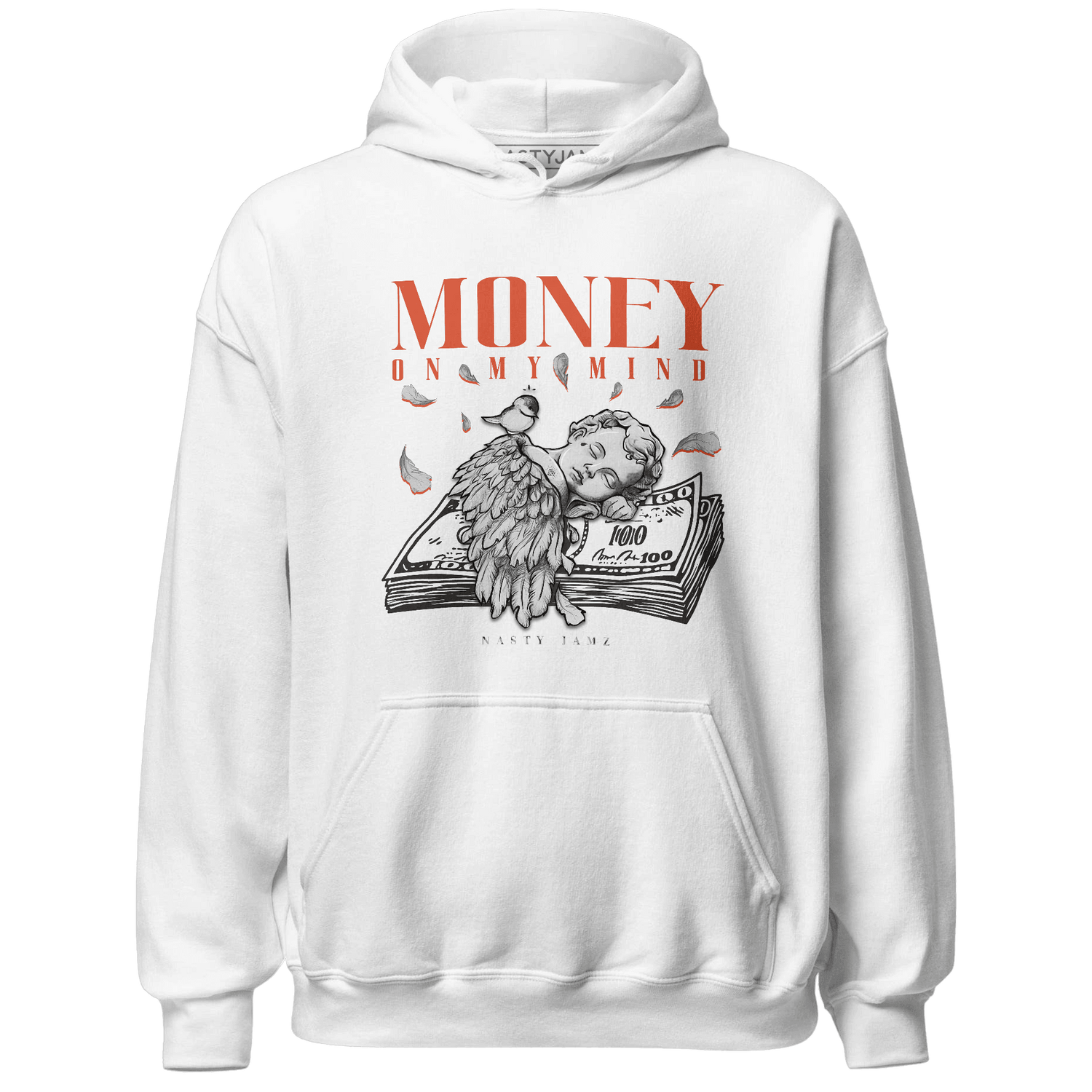 Georgia Peach 3s Hoodie Match Money On My Mind Angel - NastyJamz