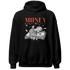 Georgia Peach 3s Hoodie Match Money On My Mind Angel - NastyJamz