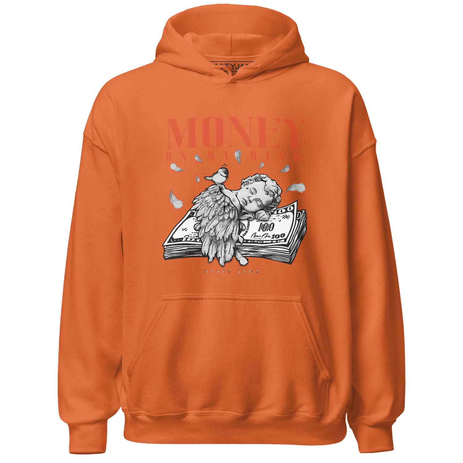 Georgia Peach 3s Hoodie Match Money On My Mind Angel - NastyJamz