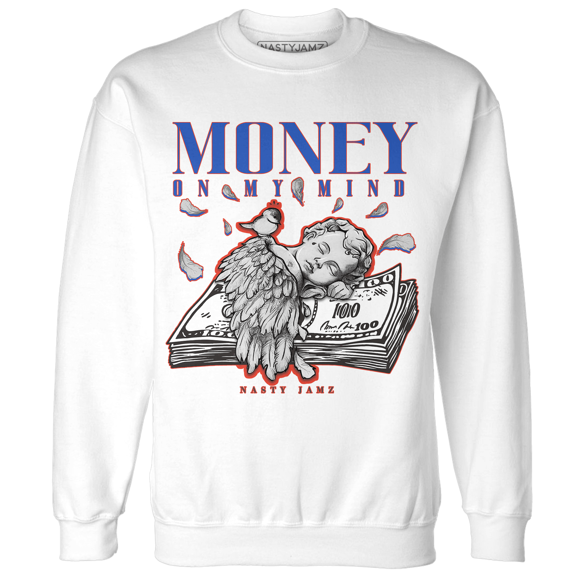 KB 4 Protro Philly Sweatshirt Match Money On My Mind Angel - NastyJamz