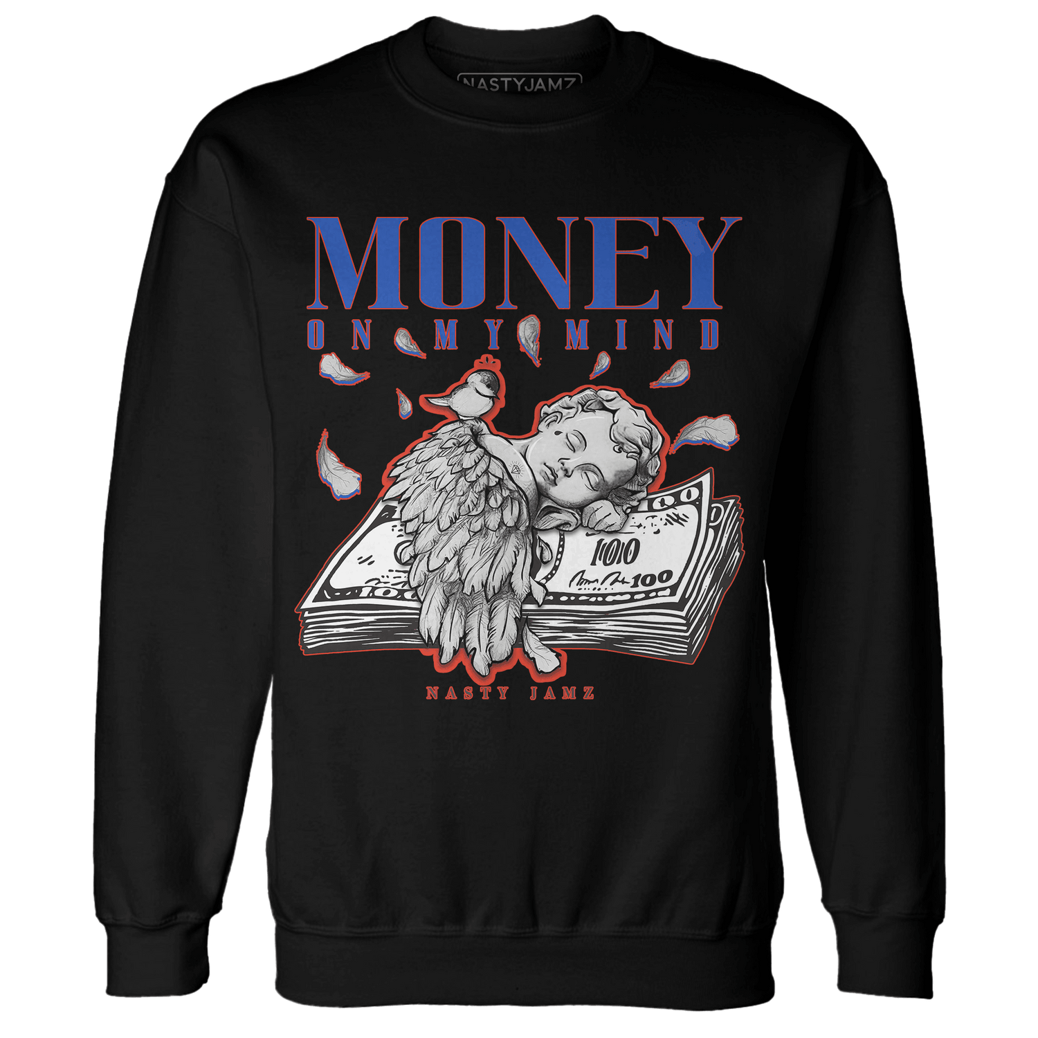 KB 4 Protro Philly Sweatshirt Match Money On My Mind Angel - NastyJamz