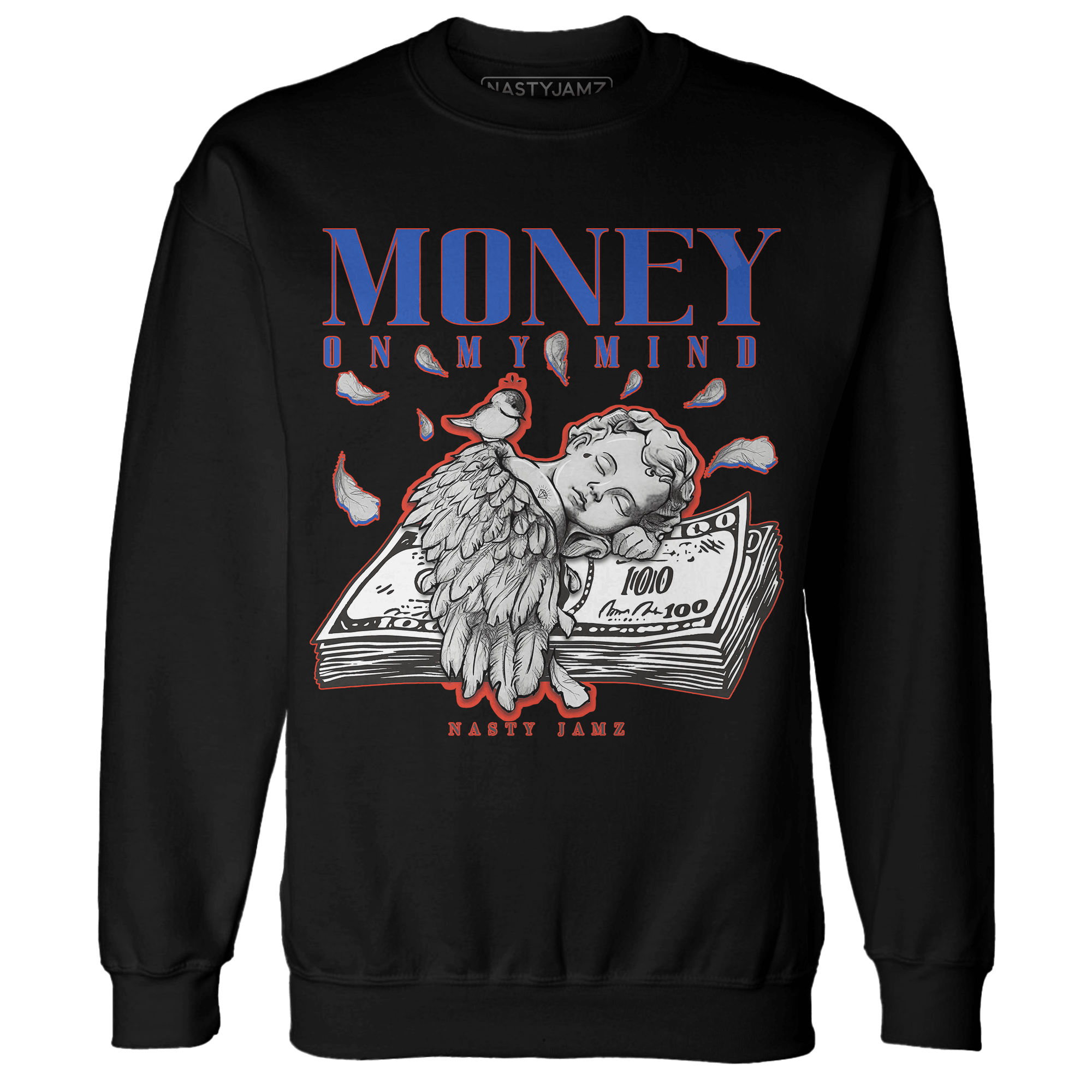 KB 4 Protro Philly Sweatshirt Match Money On My Mind Angel - NastyJamz