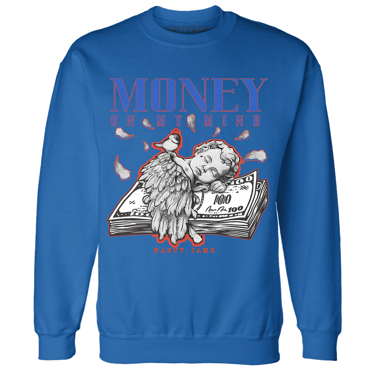 KB 4 Protro Philly Sweatshirt Match Money On My Mind Angel - NastyJamz