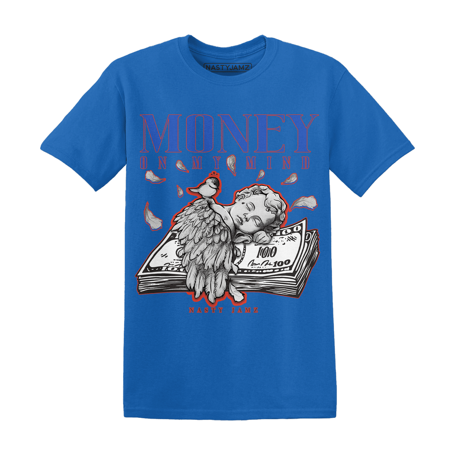 KB 4 Protro Philly T Shirt Money On My Mind Angel - NastyJamz