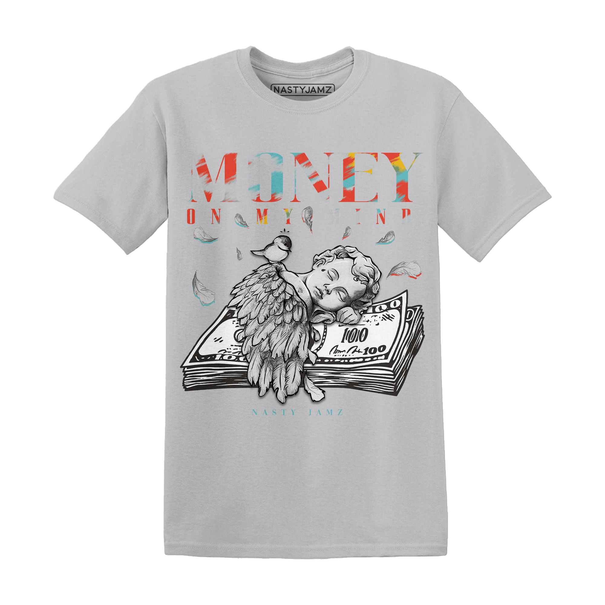 KB 8 Protro Venice Beach T Shirt Money On My Mind Angel - NastyJamz