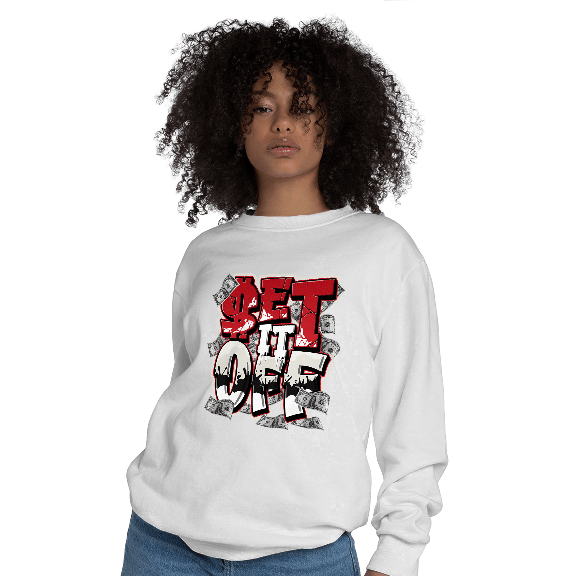 Low OG Trophy Room 1s Sweatshirt Match Money Set It Off - NastyJamz