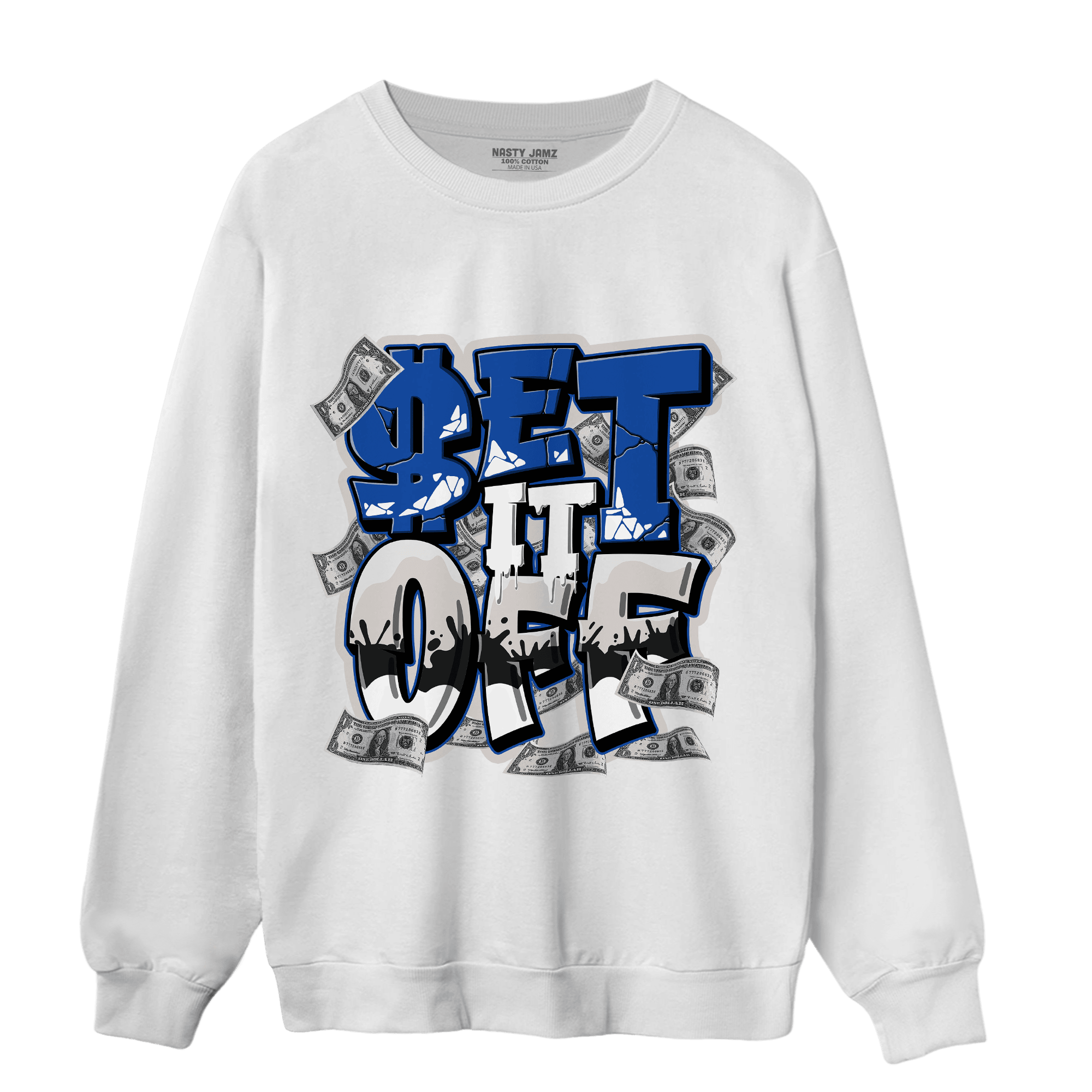 Air Max 1 86 Royal Sweatshirt Match Money Set It Off - NastyJamz