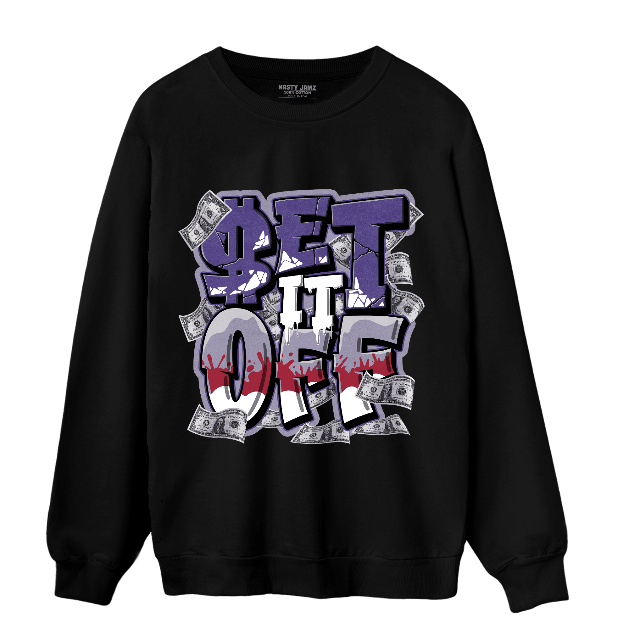 Dunk Low Plum Sweatshirt Match Money Set It Off - NastyJamz