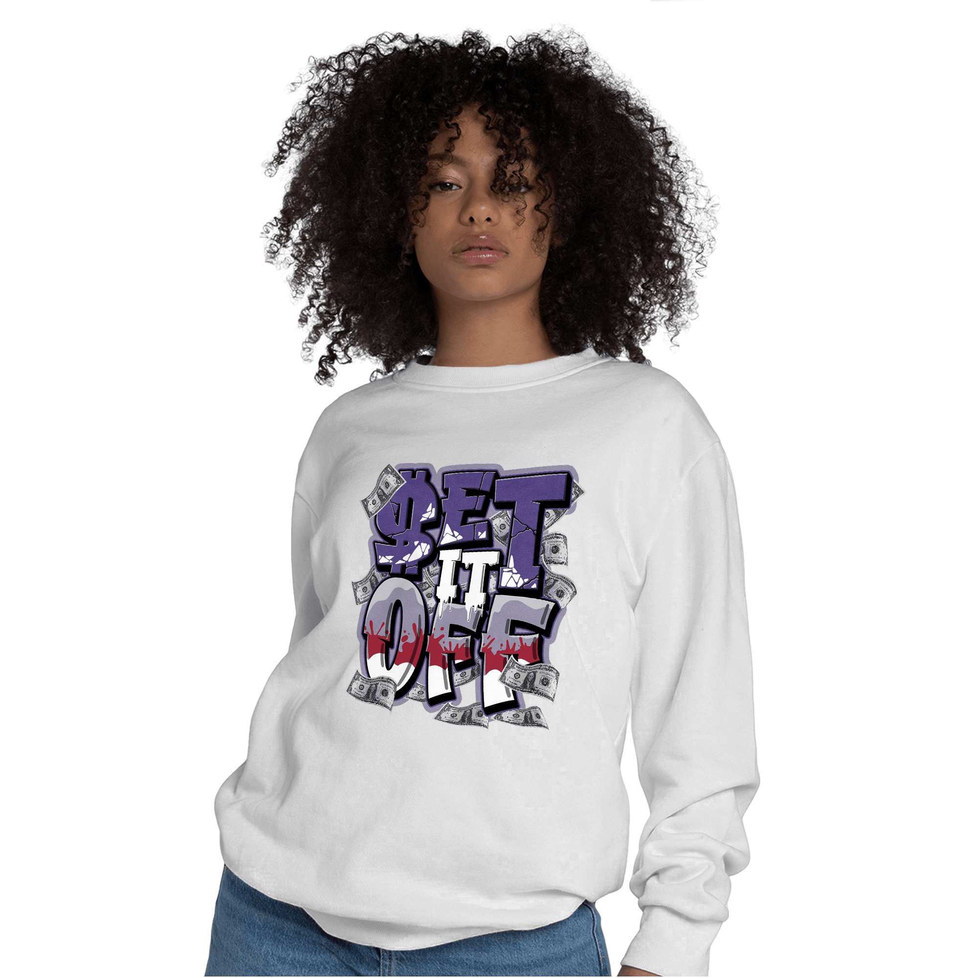 Dunk Low Plum Sweatshirt Match Money Set It Off - NastyJamz