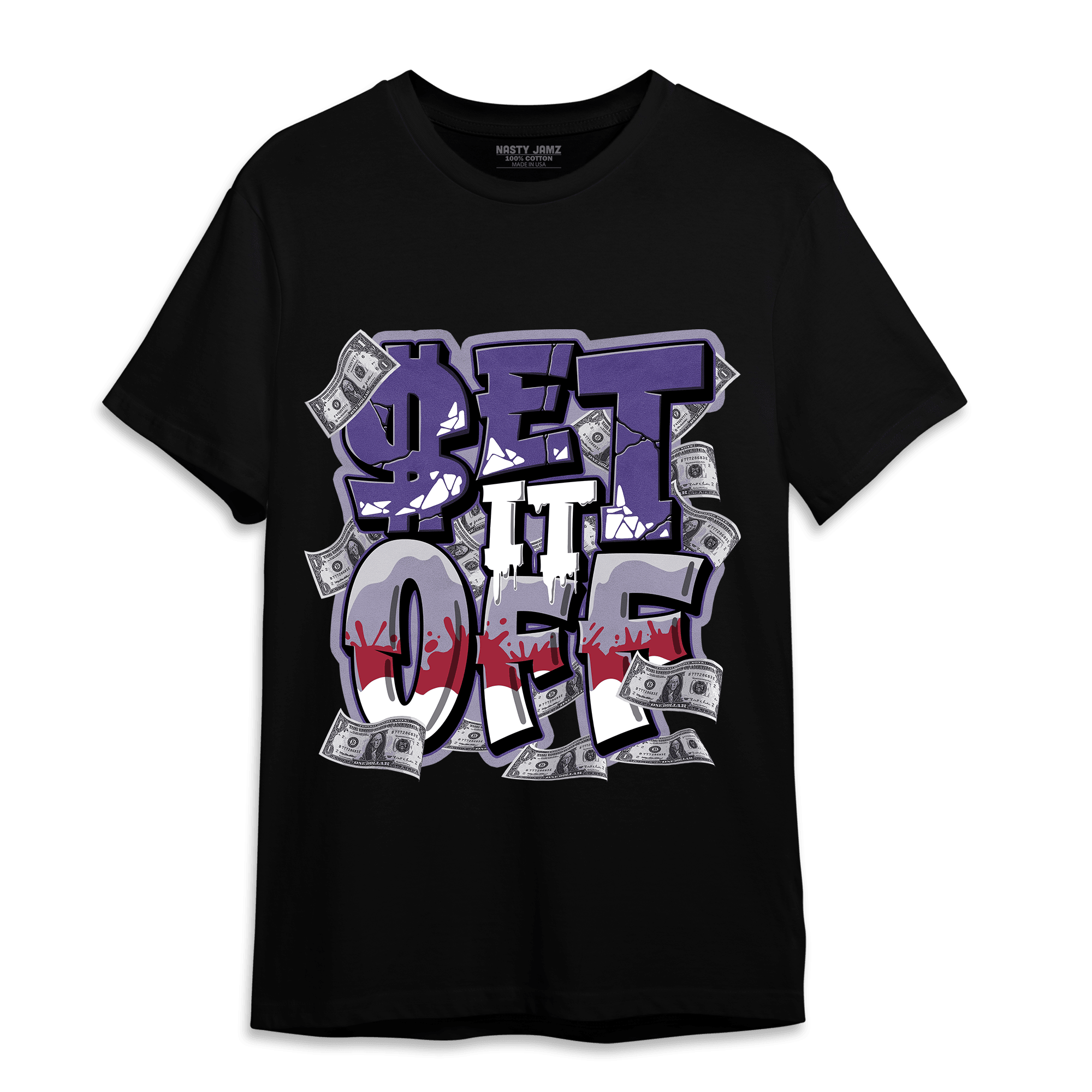 Dunk Low Plum T Shirt Match Money Set It Off - NastyJamz