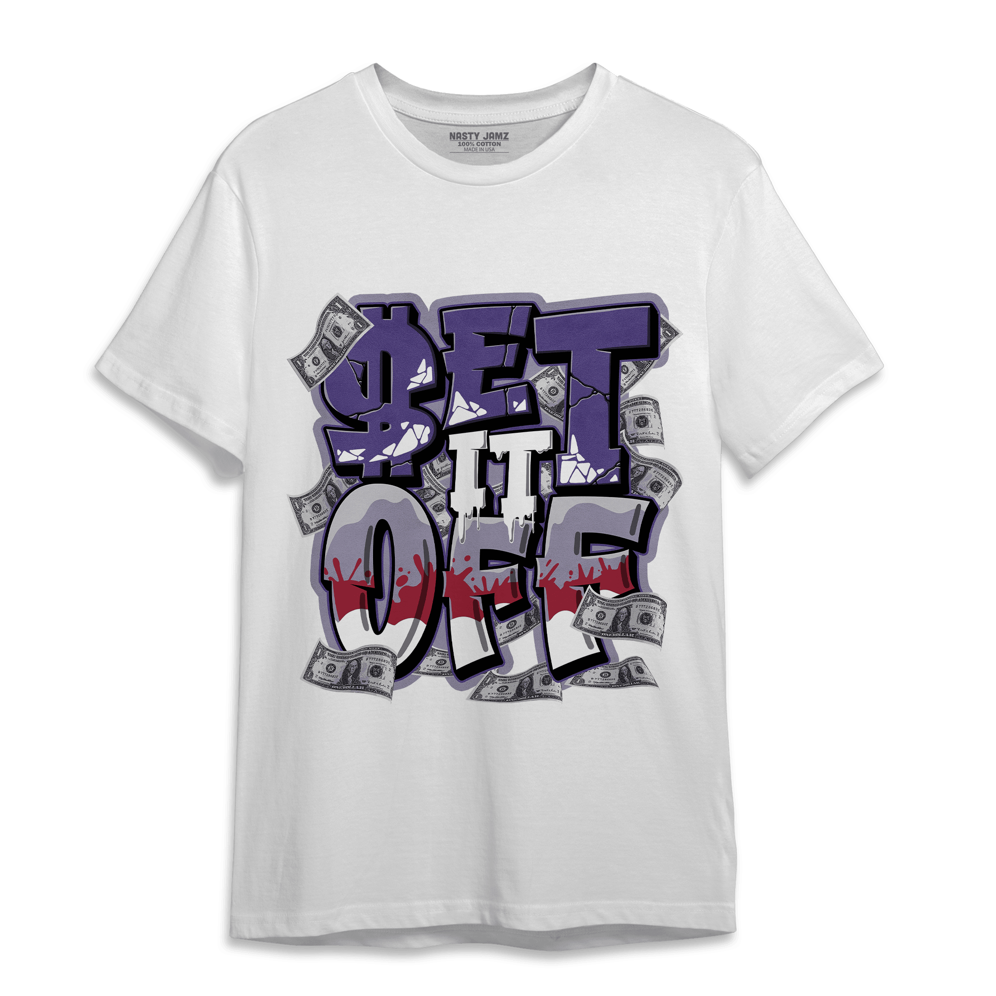 Dunk Low Plum T Shirt Match Money Set It Off - NastyJamz