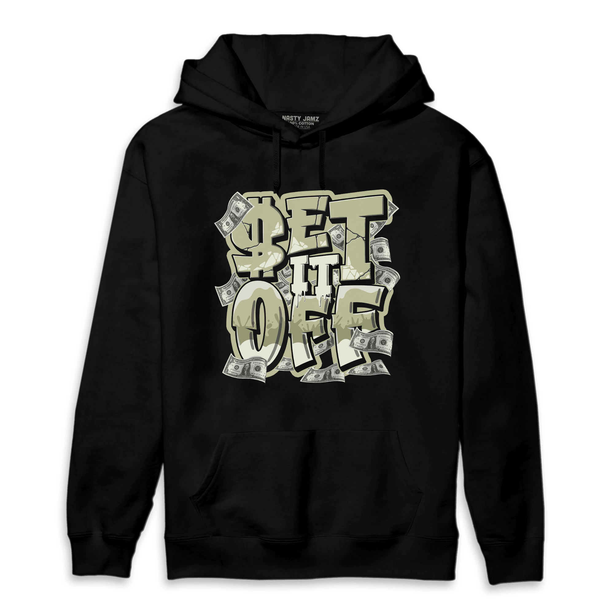 Yeezy Slide Resin Hoodie Match Money Set It Off - NastyJamz